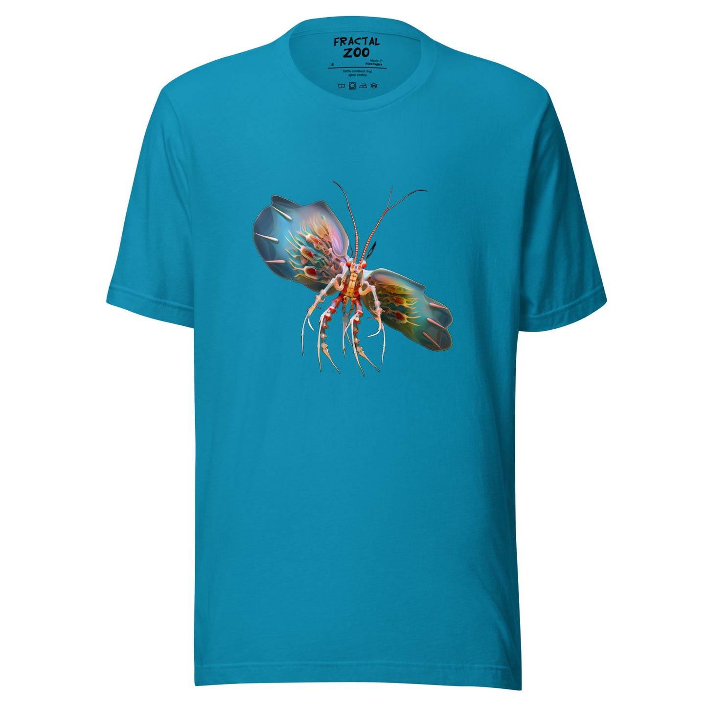 Fly into the Surreal with the Flying Fractal Mantis T-Shirt where Art meets Nature