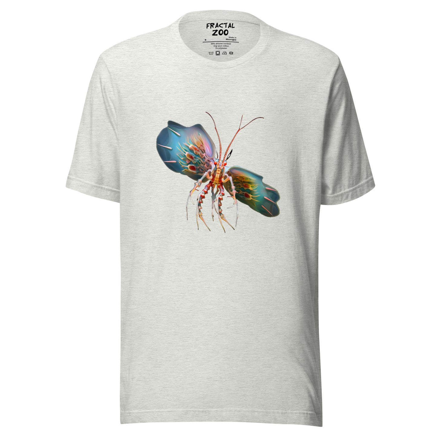 Fly into the Surreal with the Flying Fractal Mantis T-Shirt where Art meets Nature