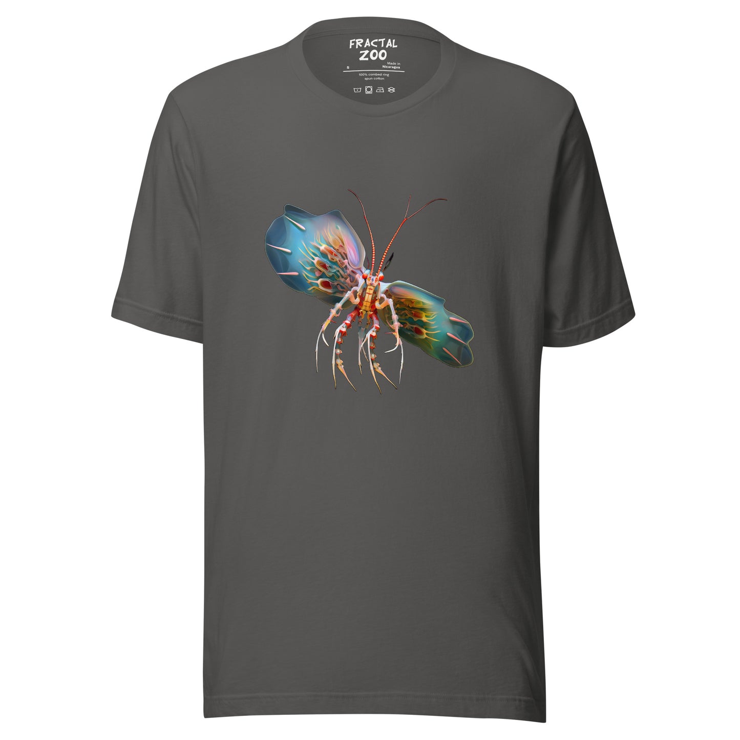 Fly into the Surreal with the Flying Fractal Mantis T-Shirt where Art meets Nature