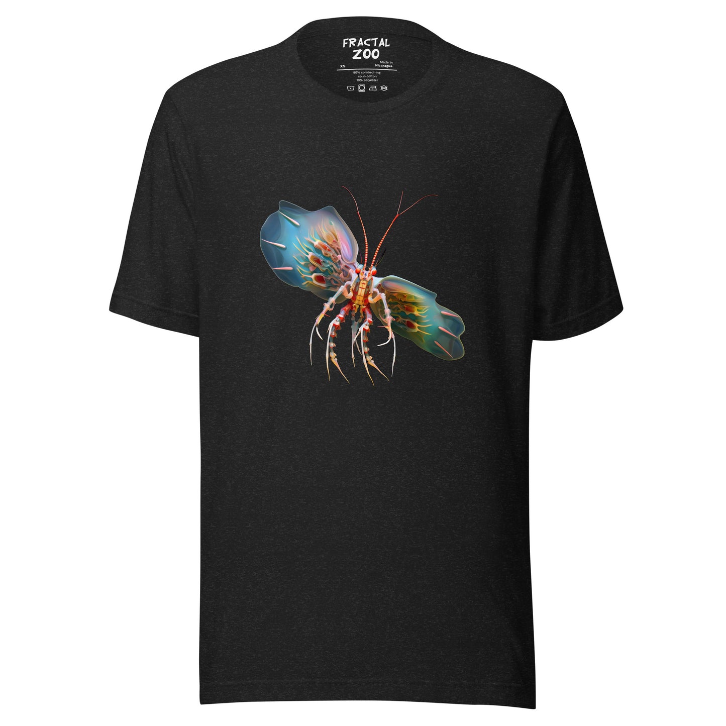 Fly into the Surreal with the Flying Fractal Mantis T-Shirt where Art meets Nature