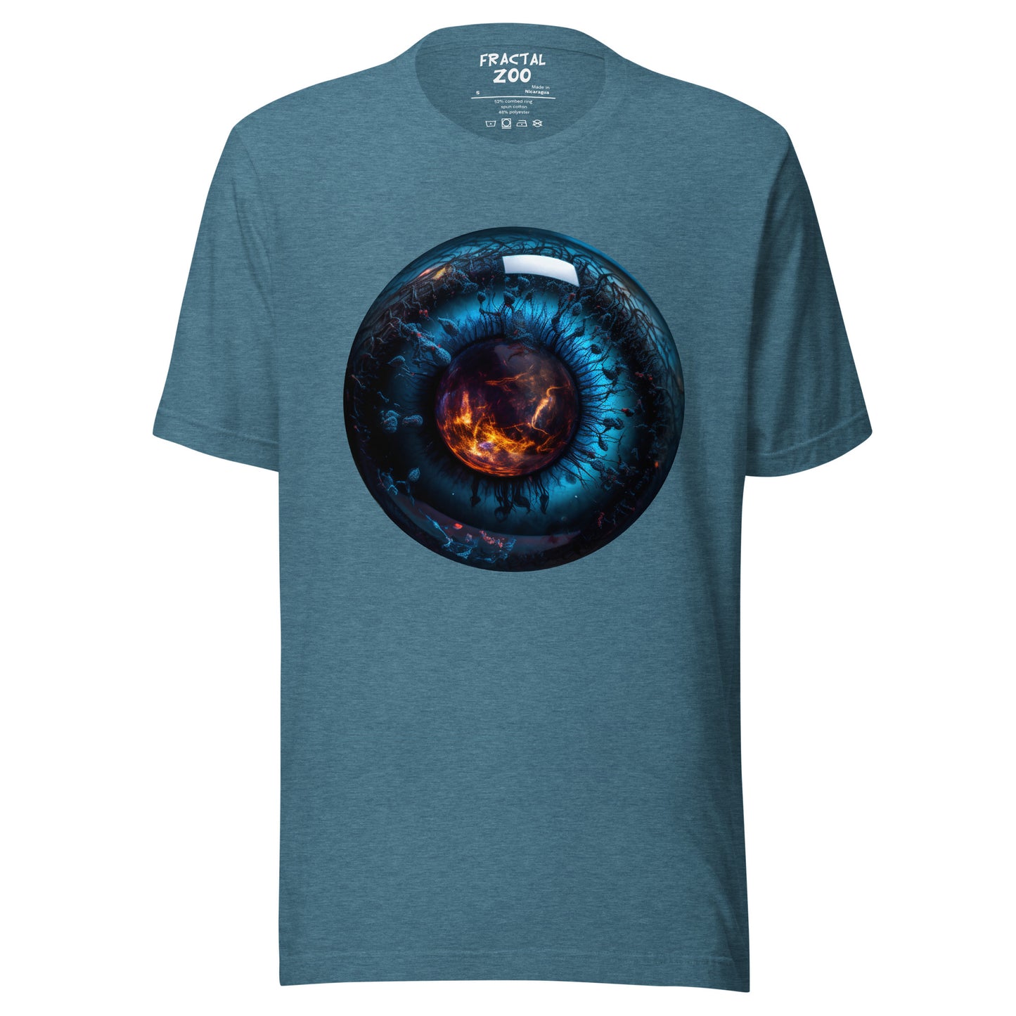 Flaming Gaze Unisex t-shirt | Make a Statement, Protect the Planet