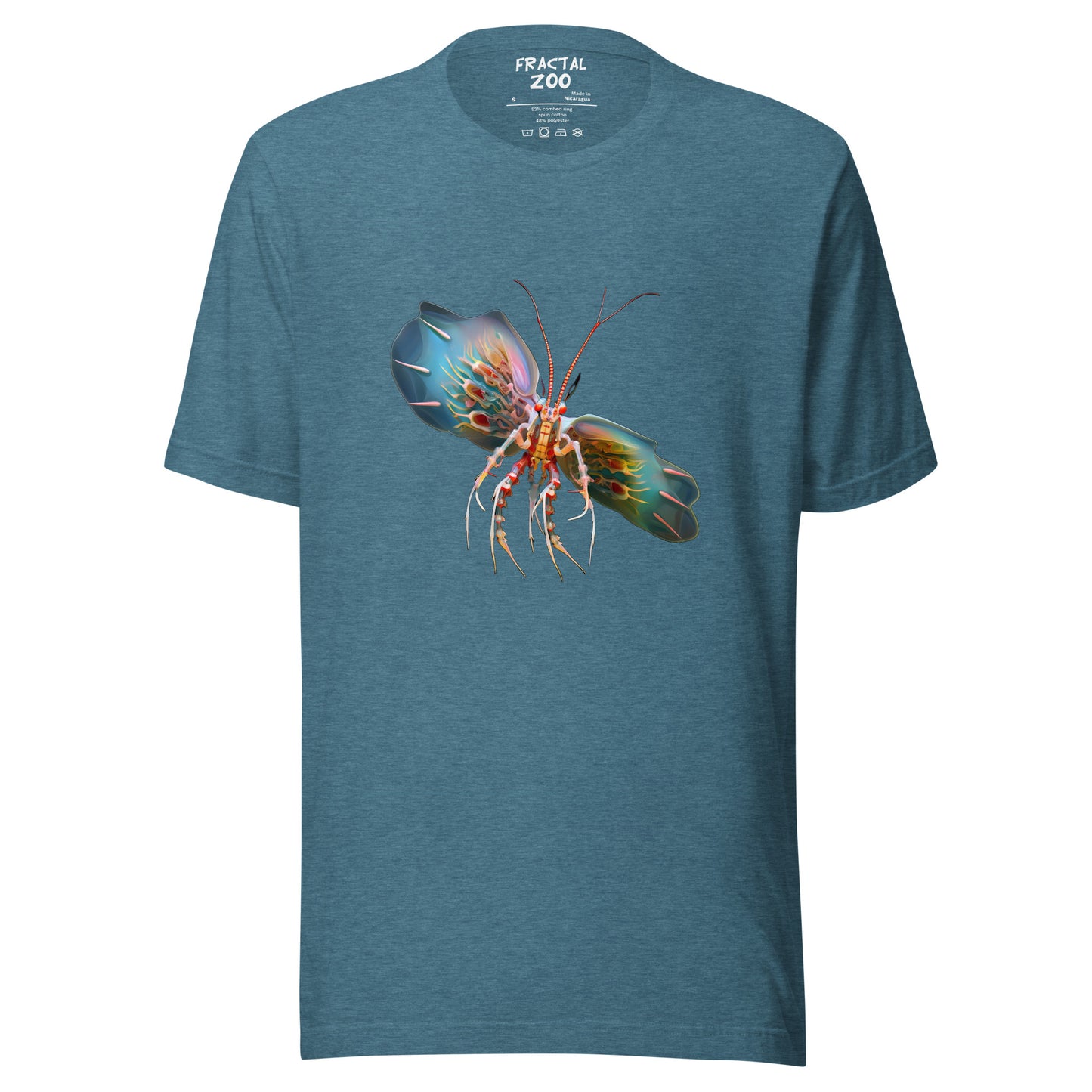 Fly into the Surreal with the Flying Fractal Mantis T-Shirt where Art meets Nature
