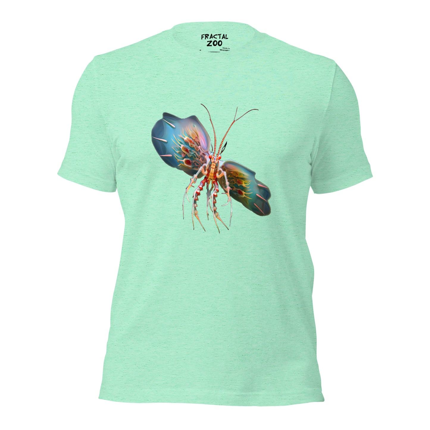 Fly into the Surreal with the Flying Fractal Mantis T-Shirt where Art meets Nature