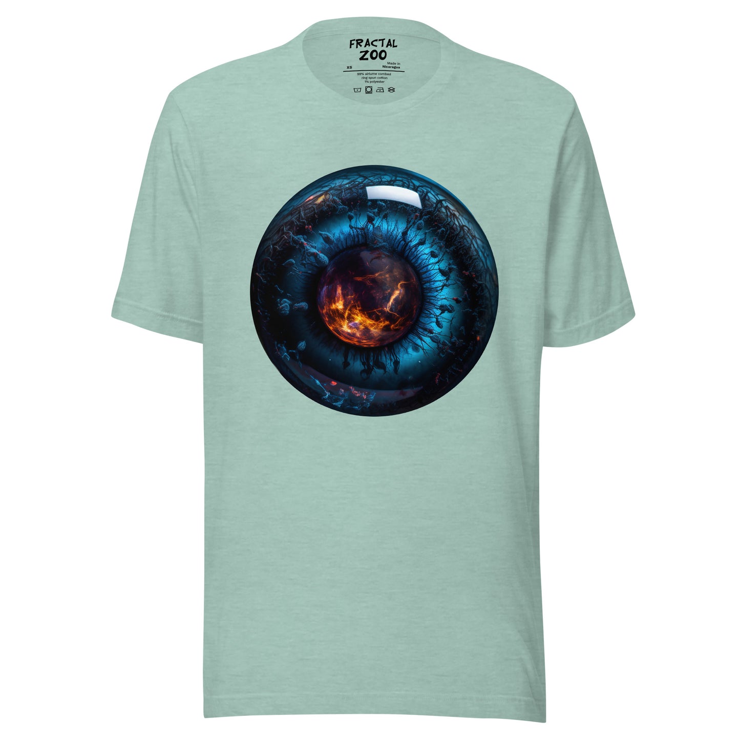 Flaming Gaze Unisex t-shirt | Make a Statement, Protect the Planet