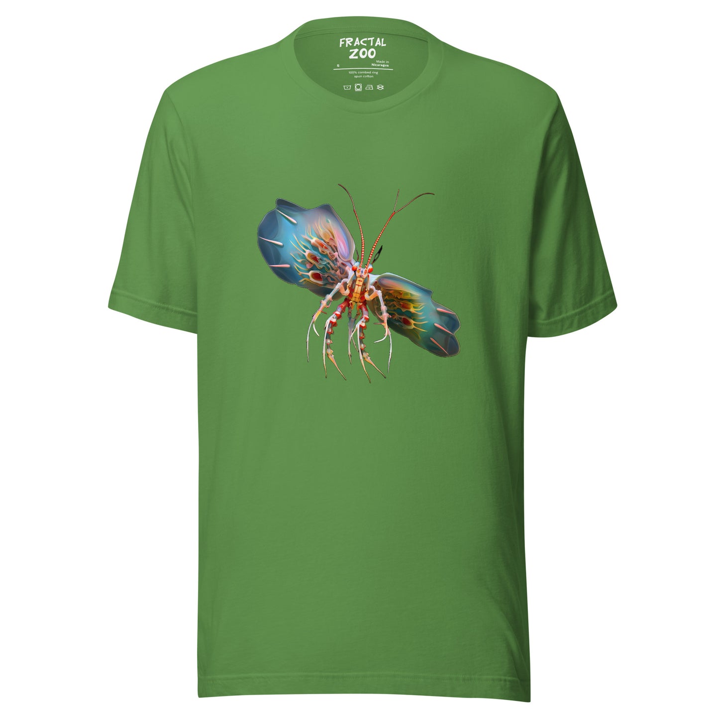 Fly into the Surreal with the Flying Fractal Mantis T-Shirt where Art meets Nature