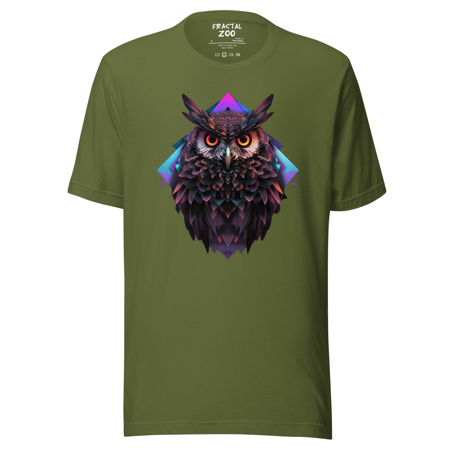 Geometric Owl Unisex t-shirt | A Blend of Artistry and Science in Fashion
