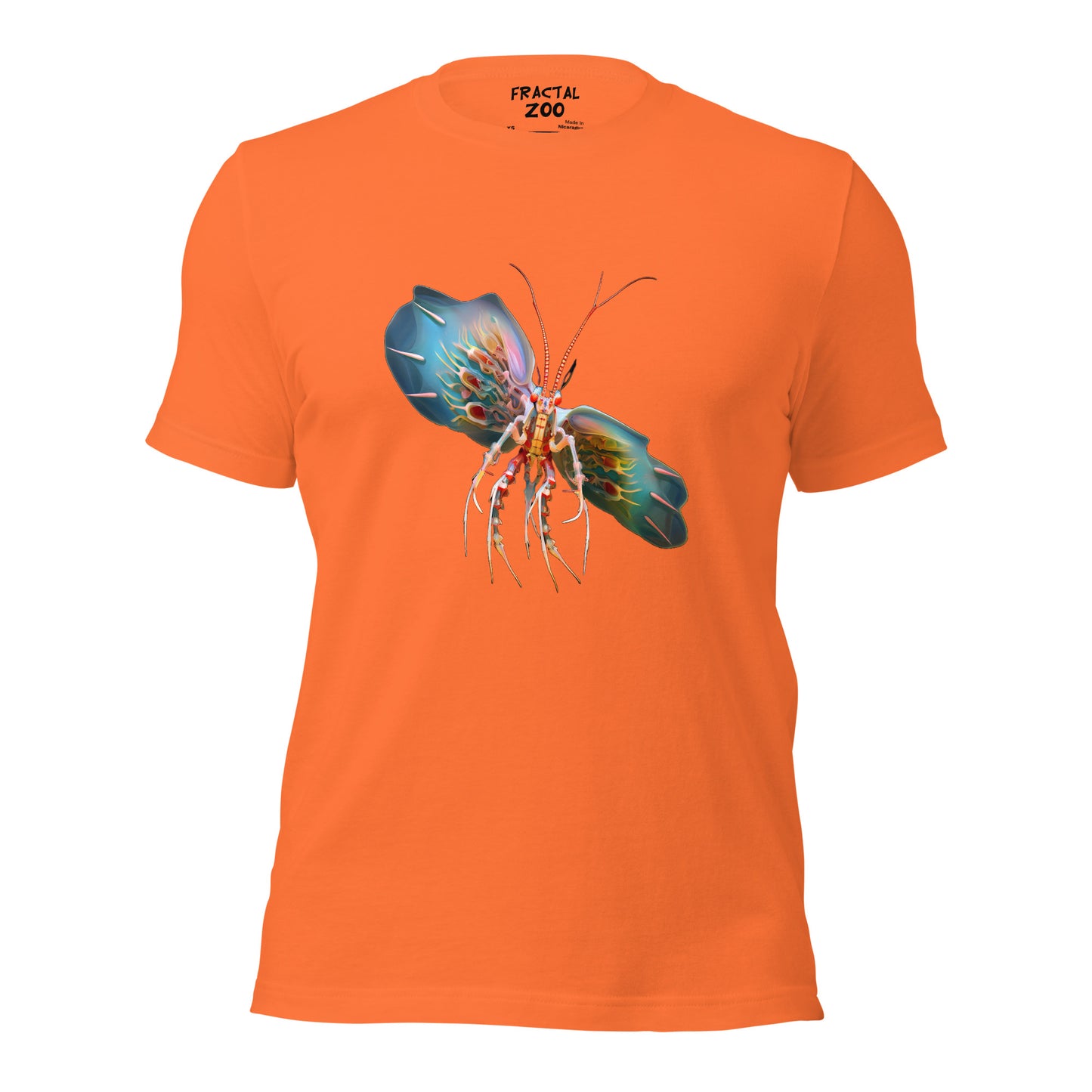 Fly into the Surreal with the Flying Fractal Mantis T-Shirt where Art meets Nature