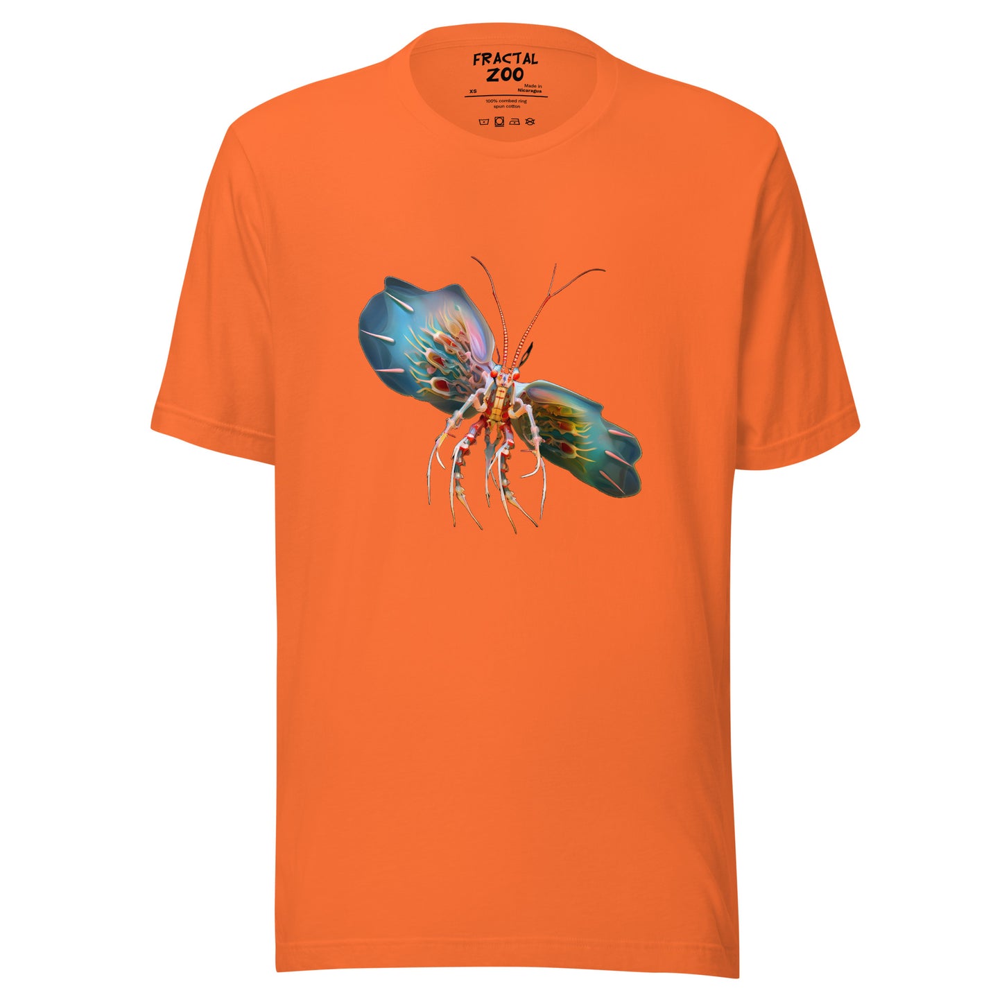 Fly into the Surreal with the Flying Fractal Mantis T-Shirt where Art meets Nature