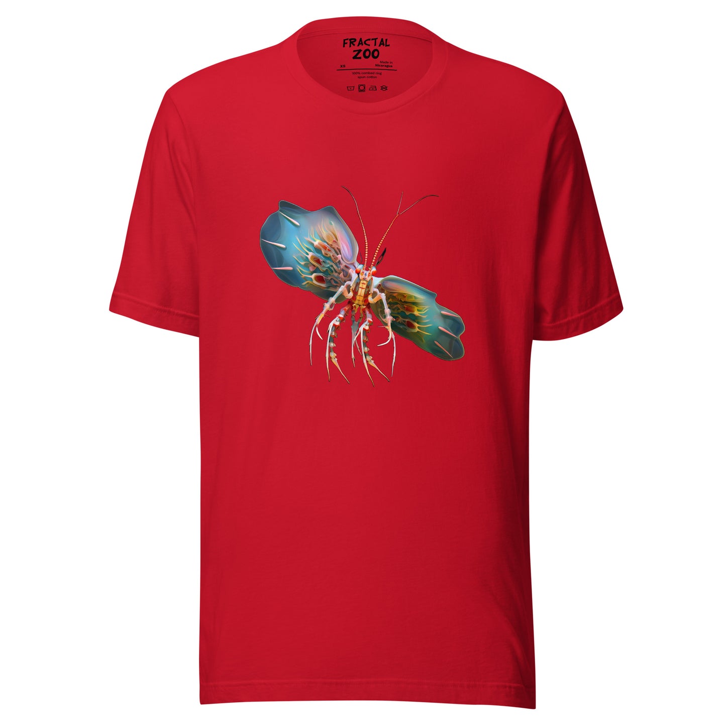 Fly into the Surreal with the Flying Fractal Mantis T-Shirt where Art meets Nature
