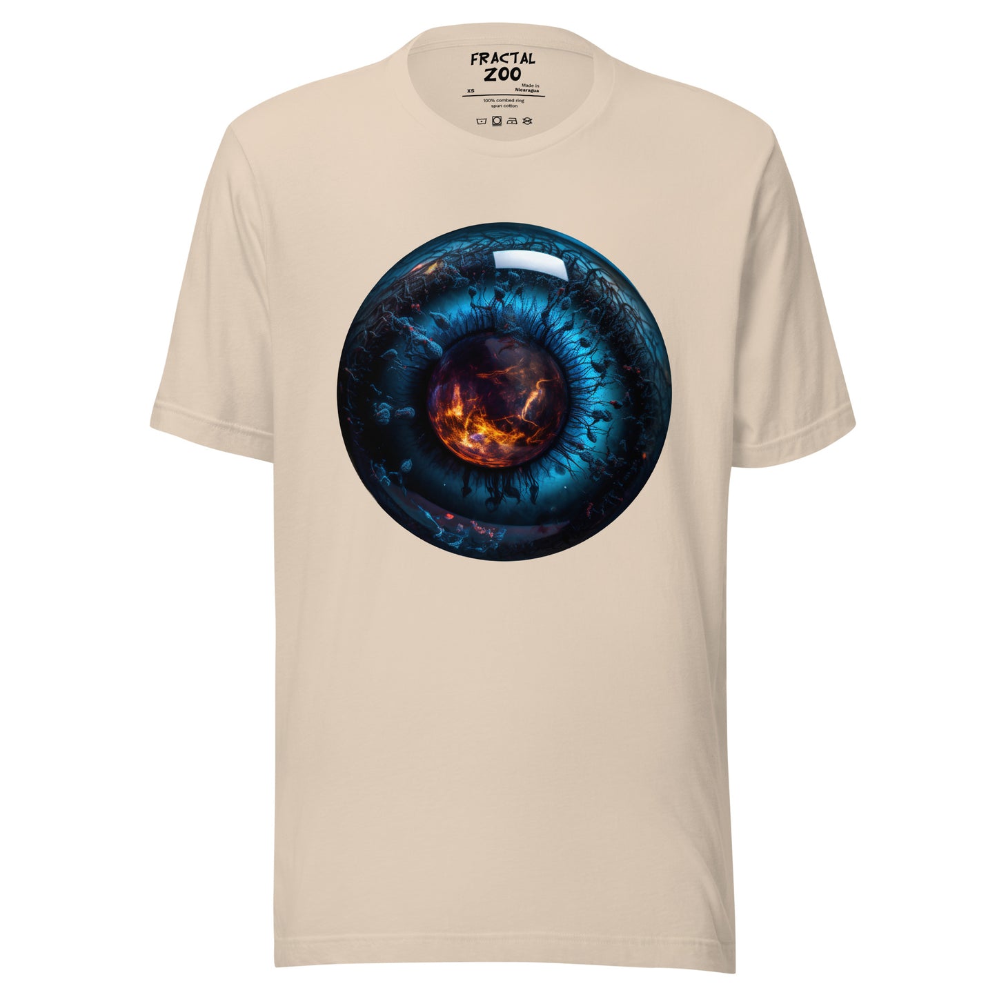 Flaming Gaze Unisex t-shirt | Make a Statement, Protect the Planet