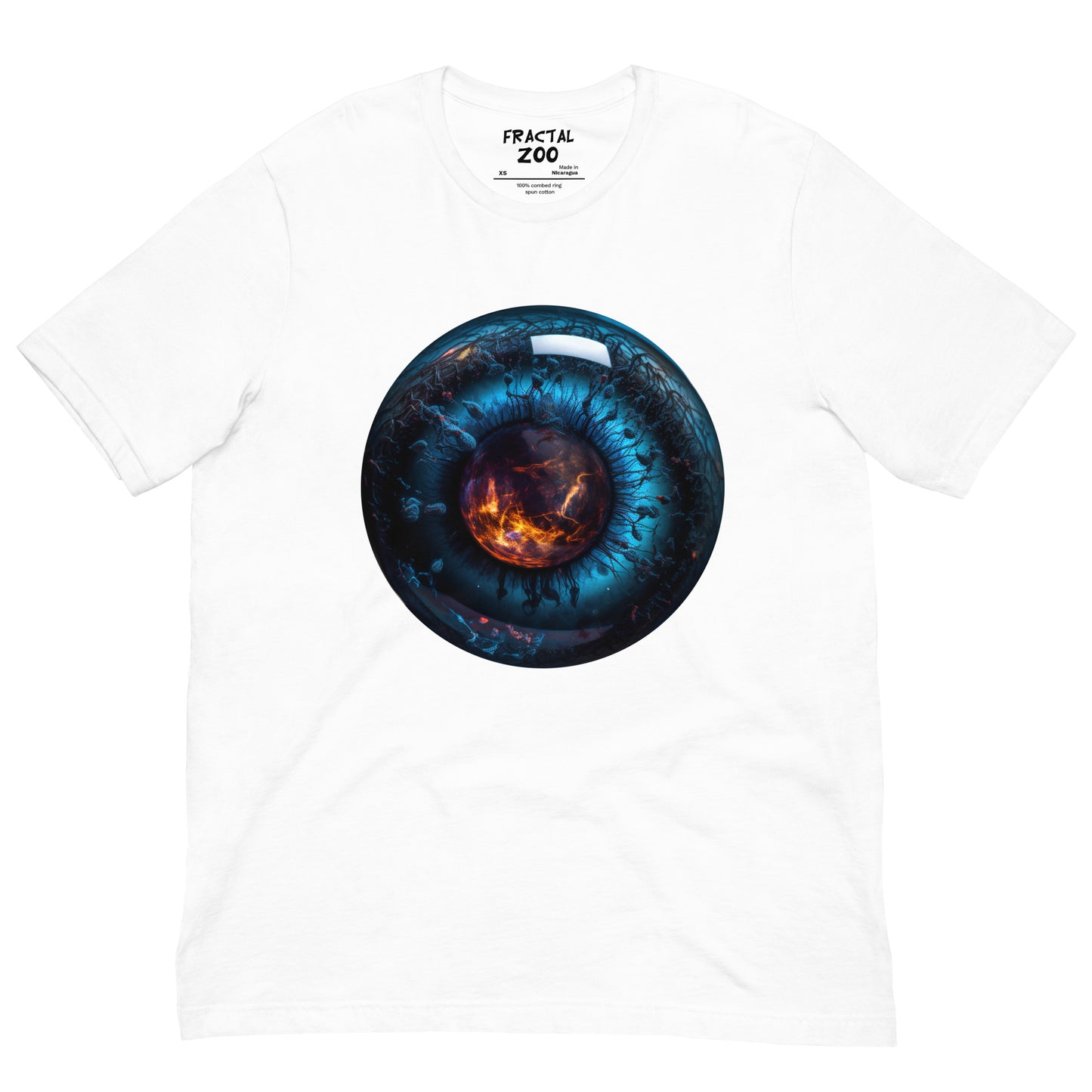Flaming Gaze Unisex t-shirt | Make a Statement, Protect the Planet