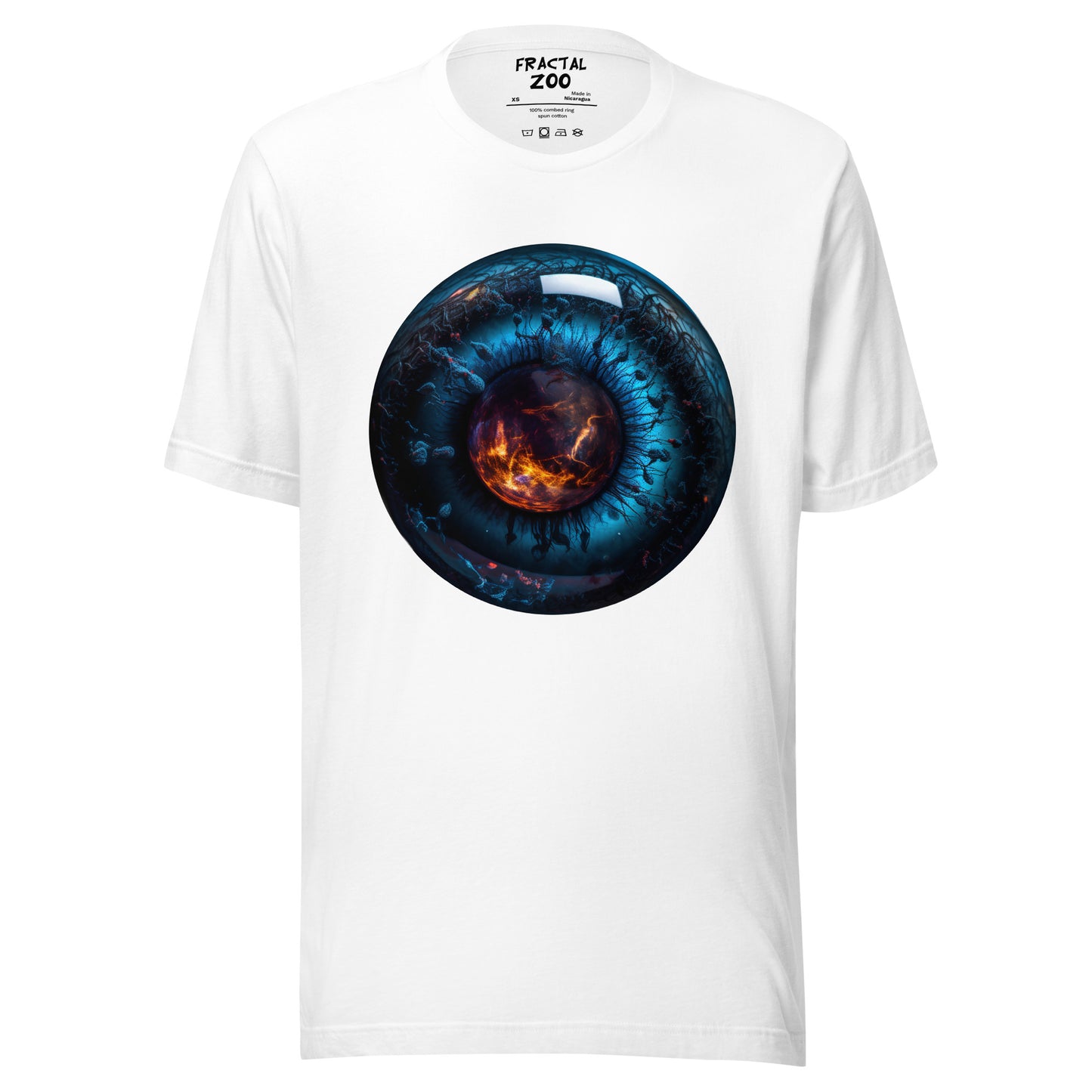 Flaming Gaze Unisex t-shirt | Make a Statement, Protect the Planet