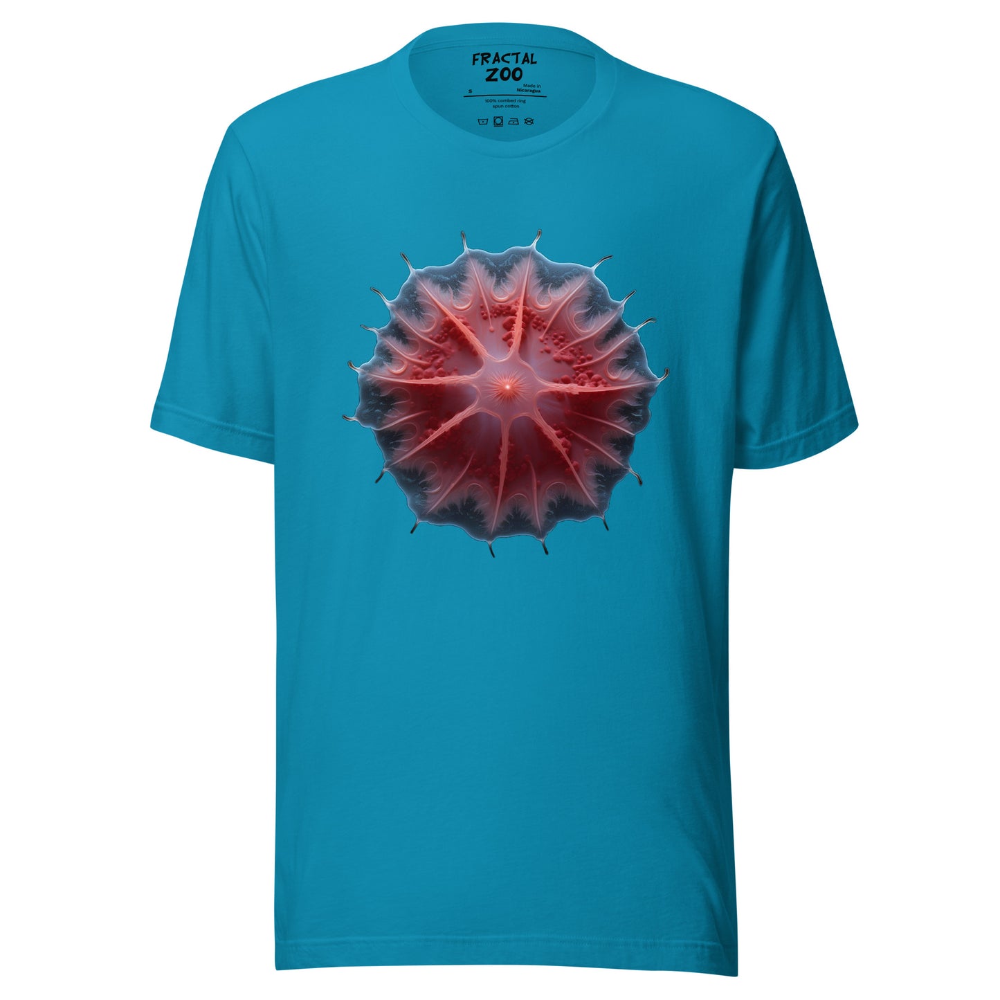 Fractal Enigma Dinoflagellate  Unisex T-Shirt | Explore Mesmerizing Art & Science Fusion