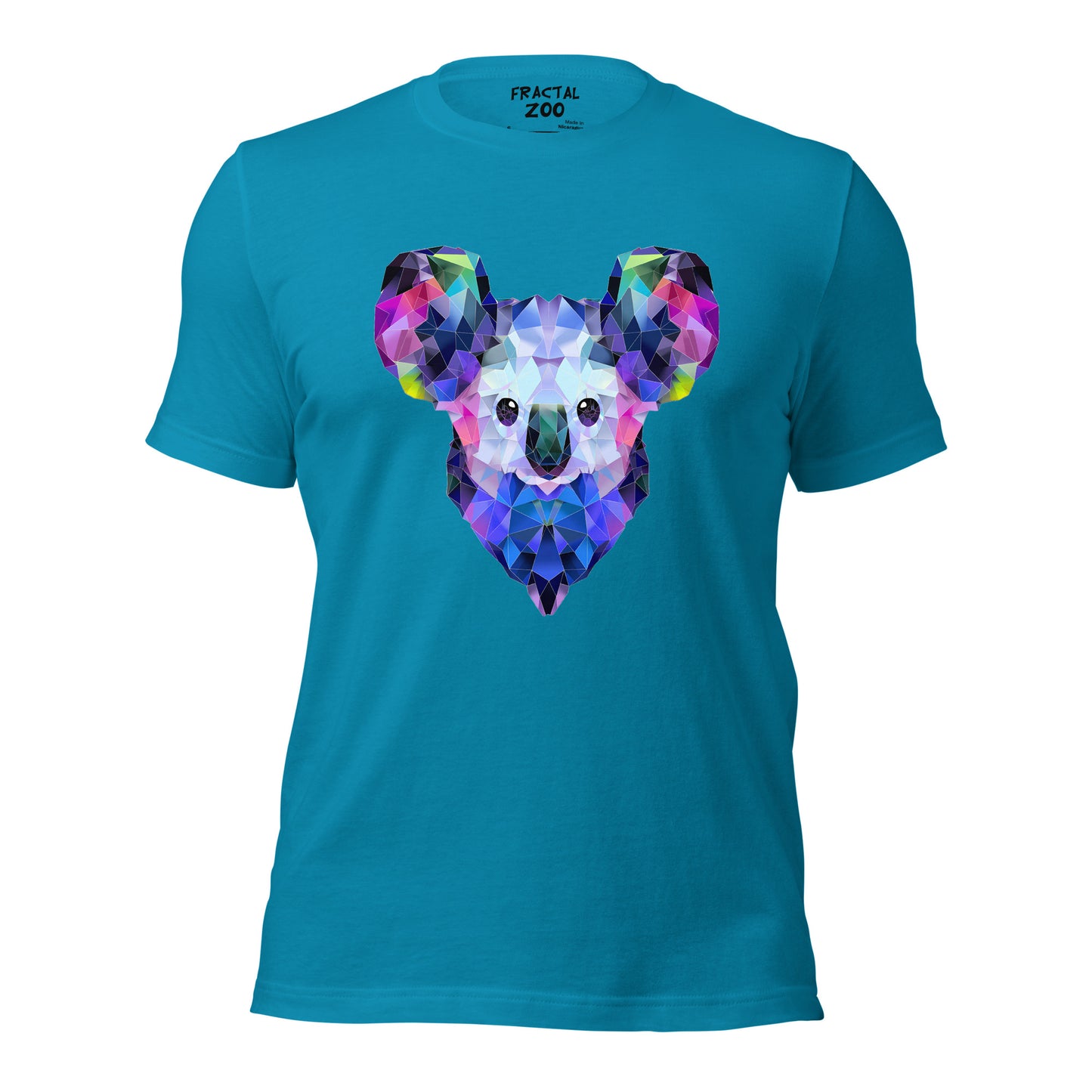 Fractal Koala Unisex t-shirt | Artistic Expression Meets Comfort