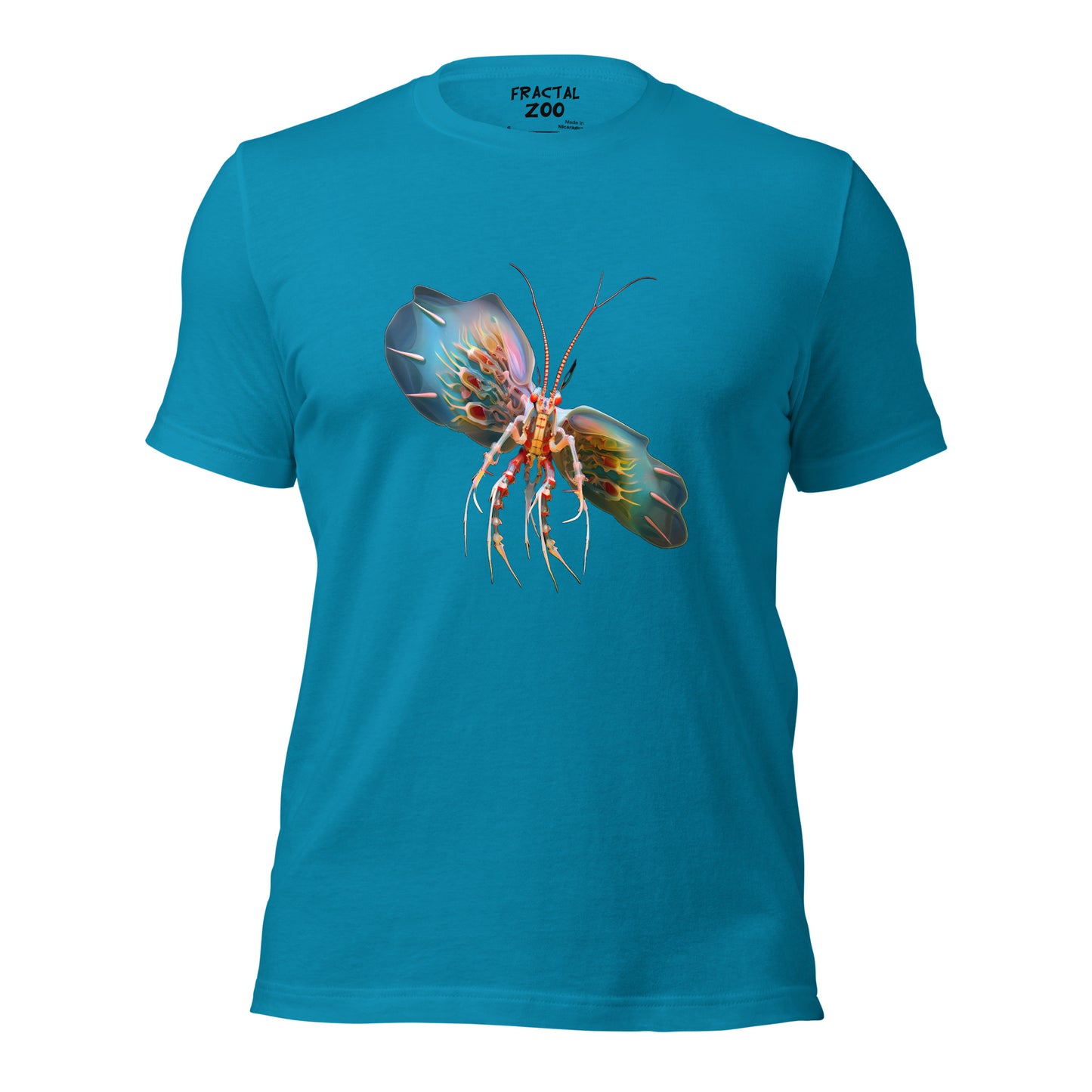 Fly into the Surreal with the Flying Fractal Mantis T-Shirt where Art meets Nature
