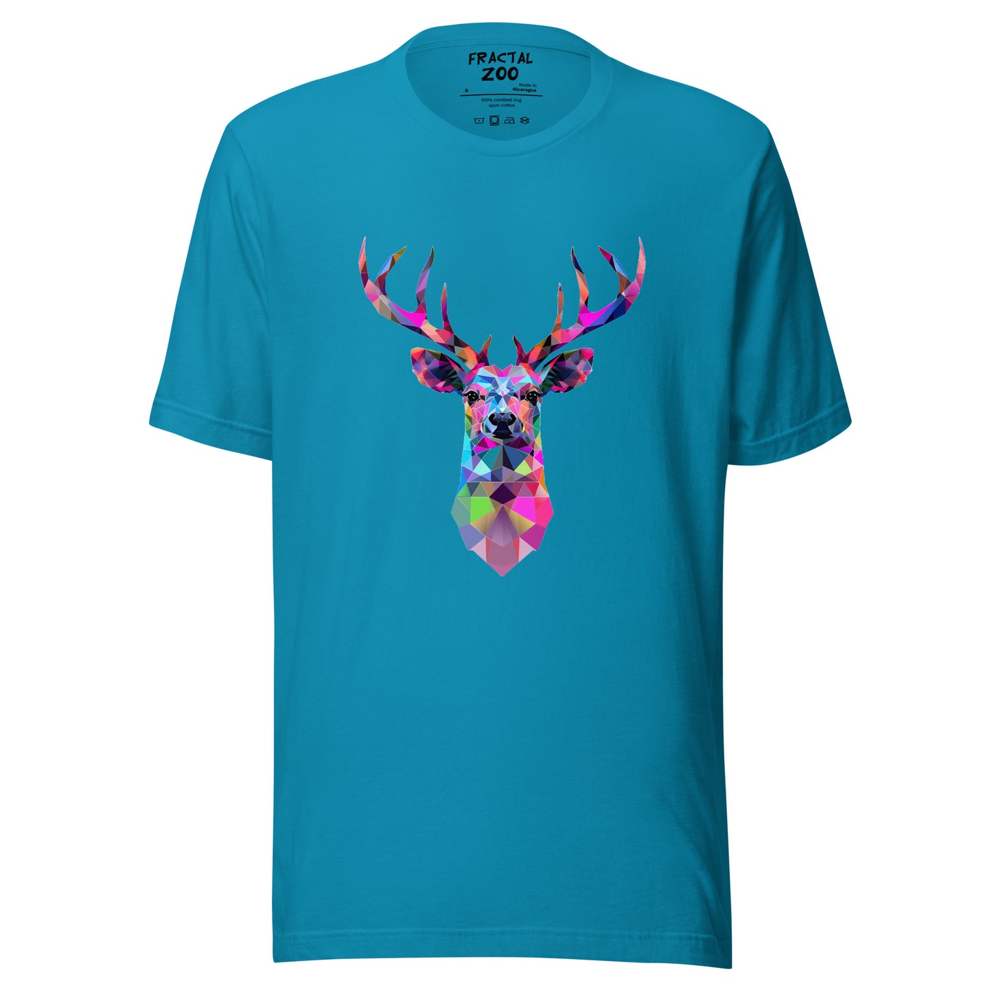 Eco-Friendly Fractal Buck T-Shirts | Nature-Inspired Fashion from Fractal Zoo