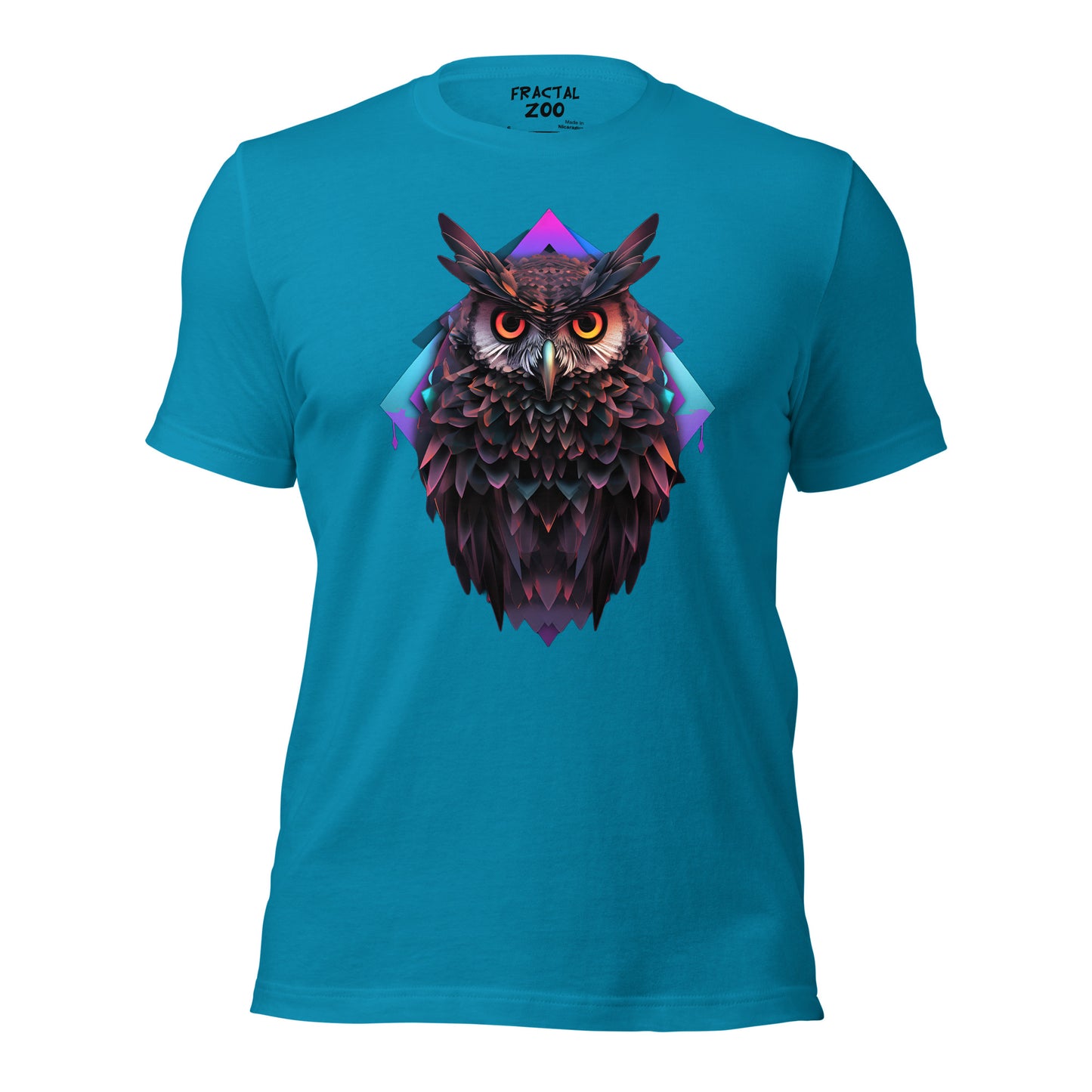 Geometric Owl Unisex t-shirt | A Blend of Artistry and Science in Fashion