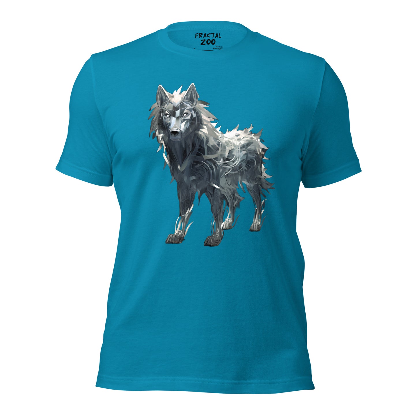 Fractal Canis Unisex t-shirt | Where Art Meets the Wild in Eco-Conscious Fashion