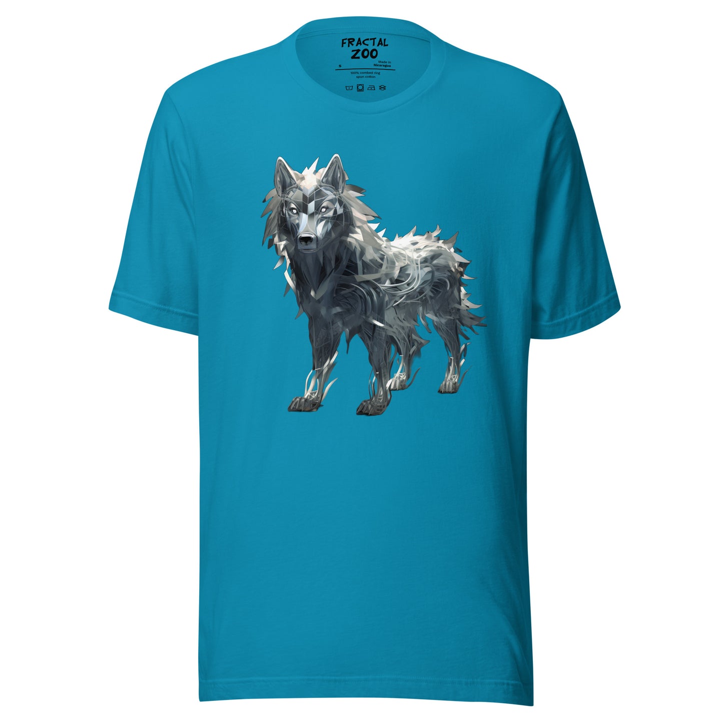 Fractal Canis Unisex t-shirt | Where Art Meets the Wild in Eco-Conscious Fashion