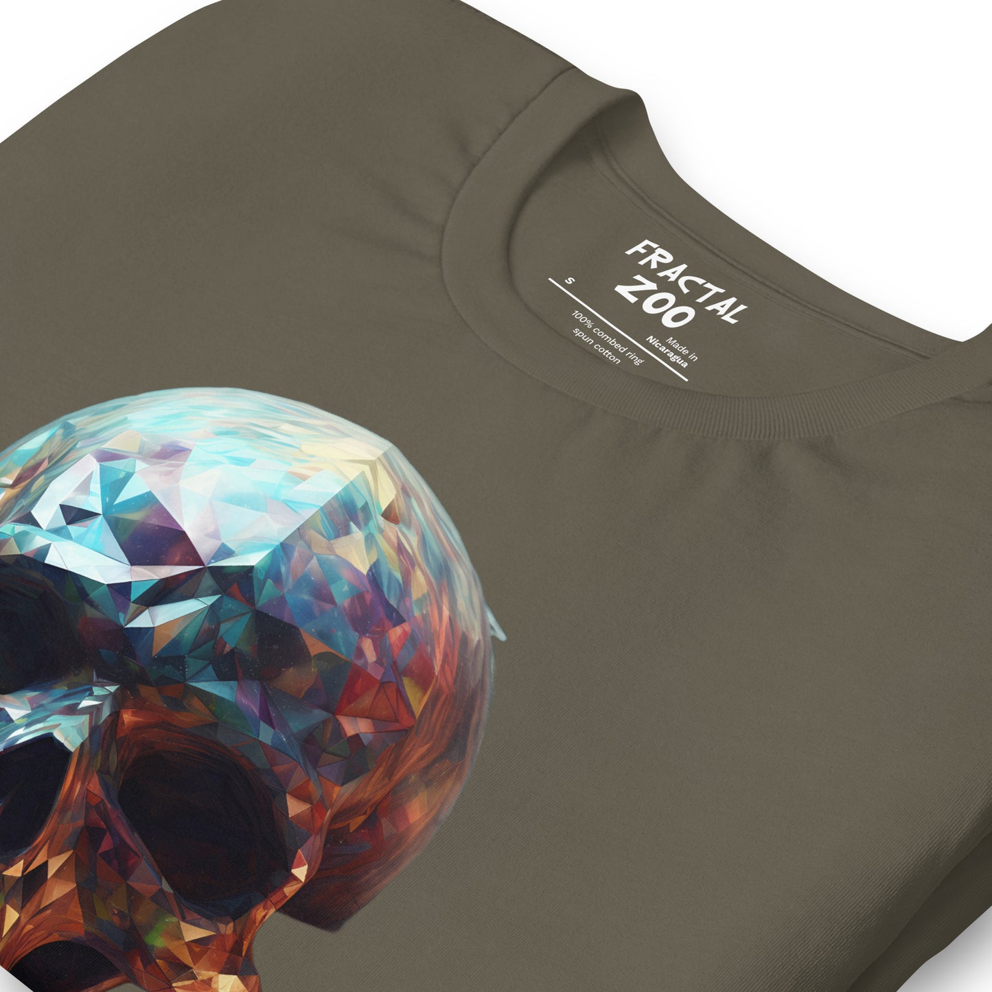 Express Your Individuality with Fractal Geometry Skull Unisex t-shirt