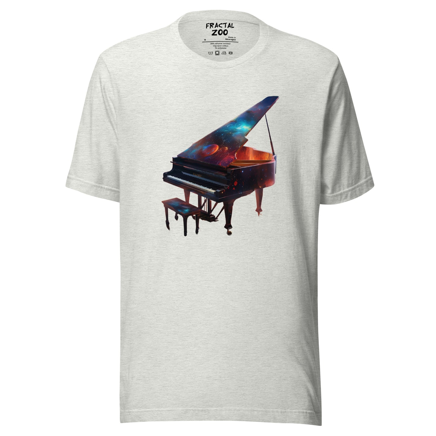 Psychedelic Piano Unisex T-shirt | Wear a piece of musical art