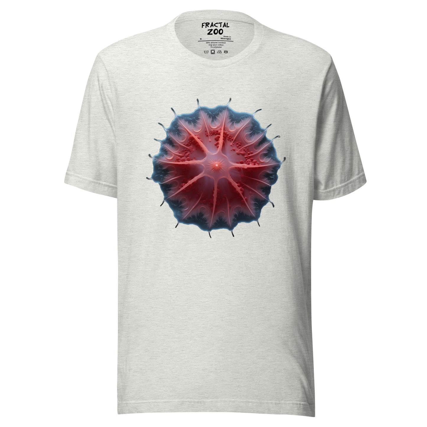 Fractal Enigma Dinoflagellate  Unisex T-Shirt | Explore Mesmerizing Art & Science Fusion