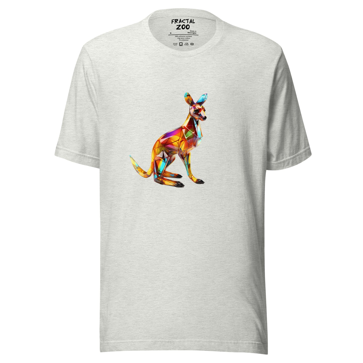 Fractal Geometry Kangaroo T-Shirt | Your Symbol of Artistic Precision