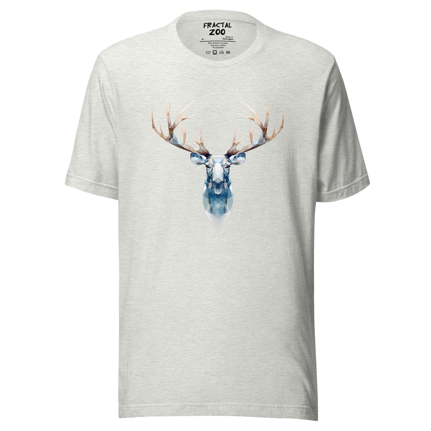 Moose Buck Fractal Unisex t-shirt | Express Your Love for Wildlife