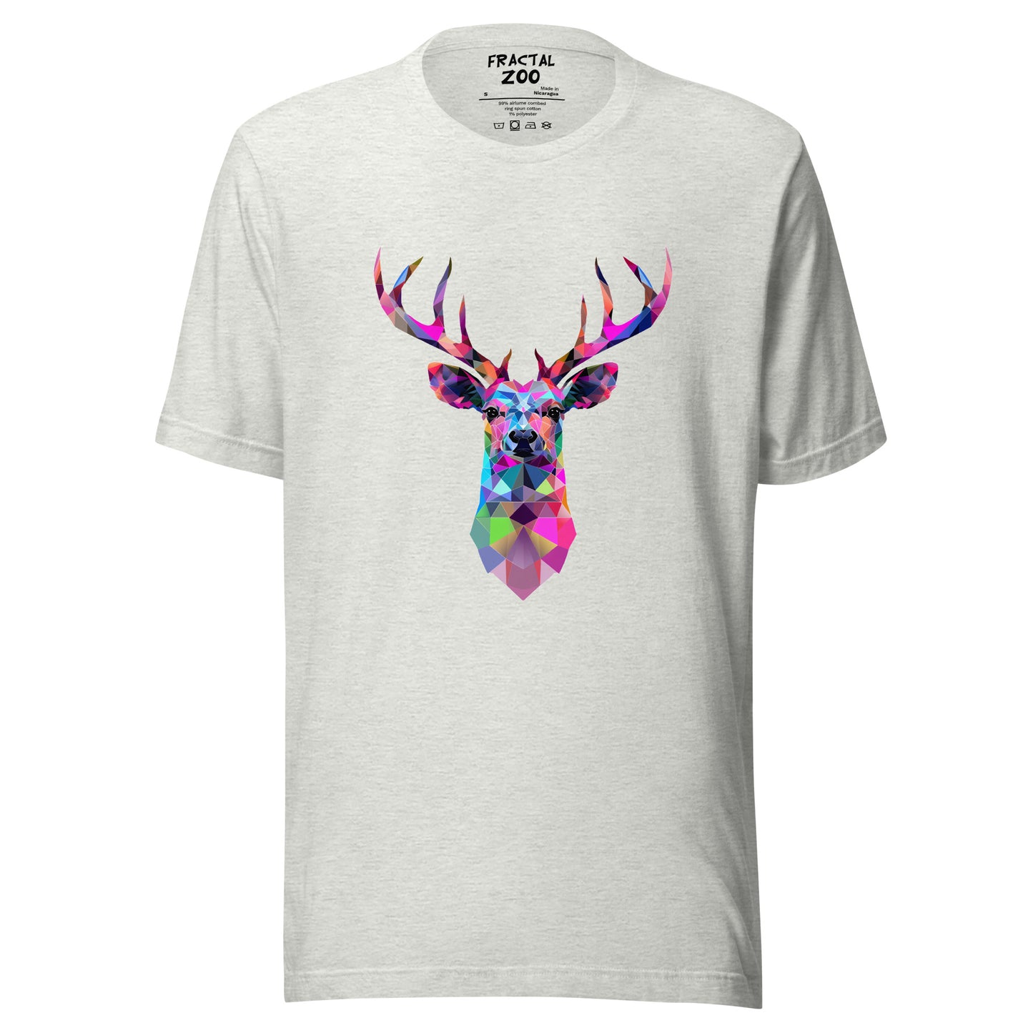 Eco-Friendly Fractal Buck T-Shirts | Nature-Inspired Fashion from Fractal Zoo