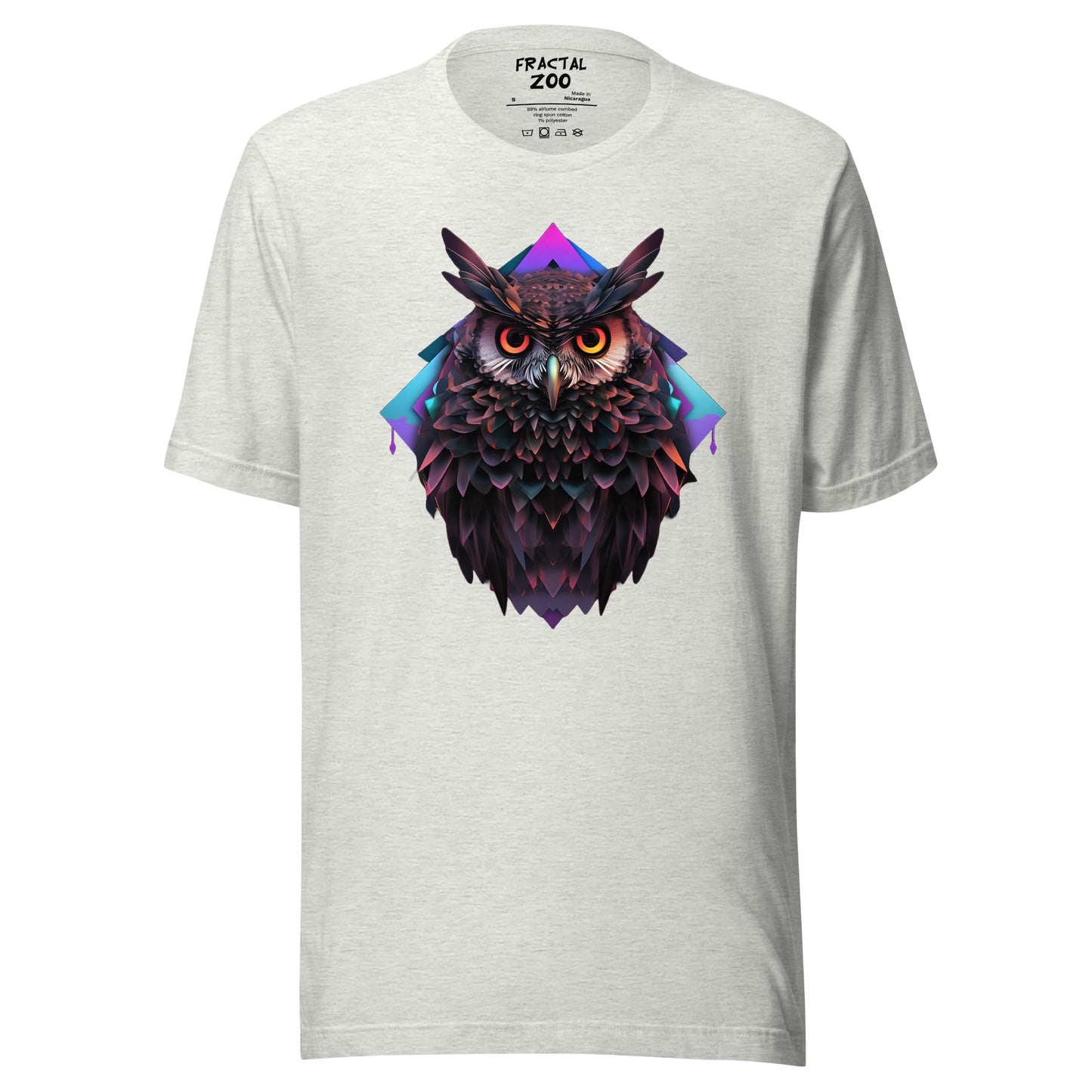 Geometric Owl Unisex t-shirt | A Blend of Artistry and Science in Fashion