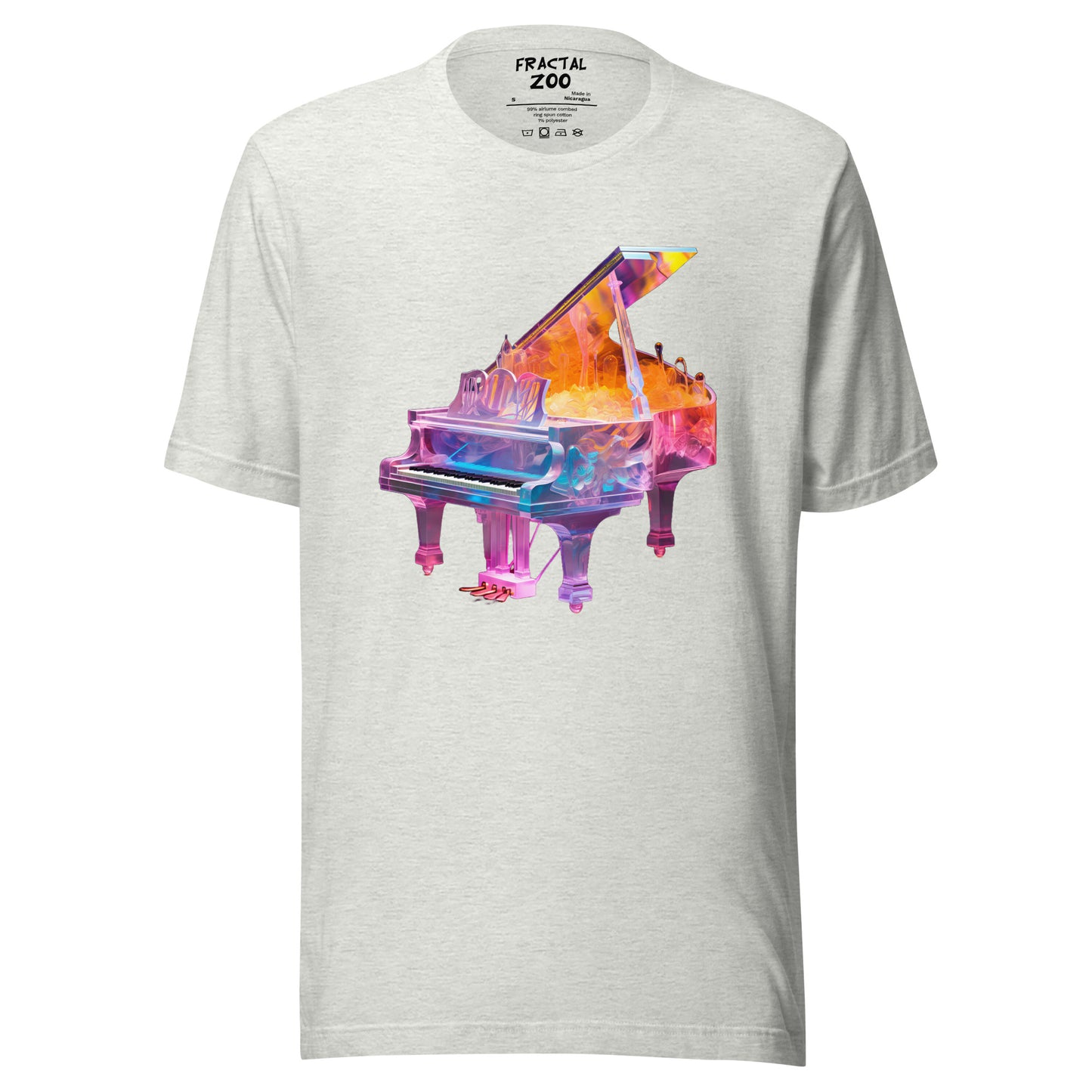 Majestic Harmonics Unisex t-shirt | Where Art and Musical Harmony Meet in Eco-Friendly Fashion