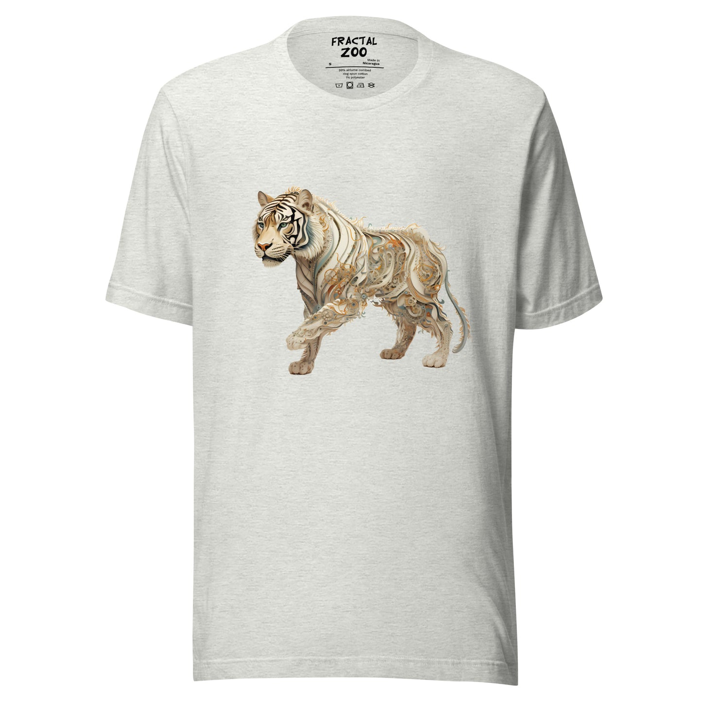 Tiger Techscape Tee | A Fusion of Elegance and Fierceness