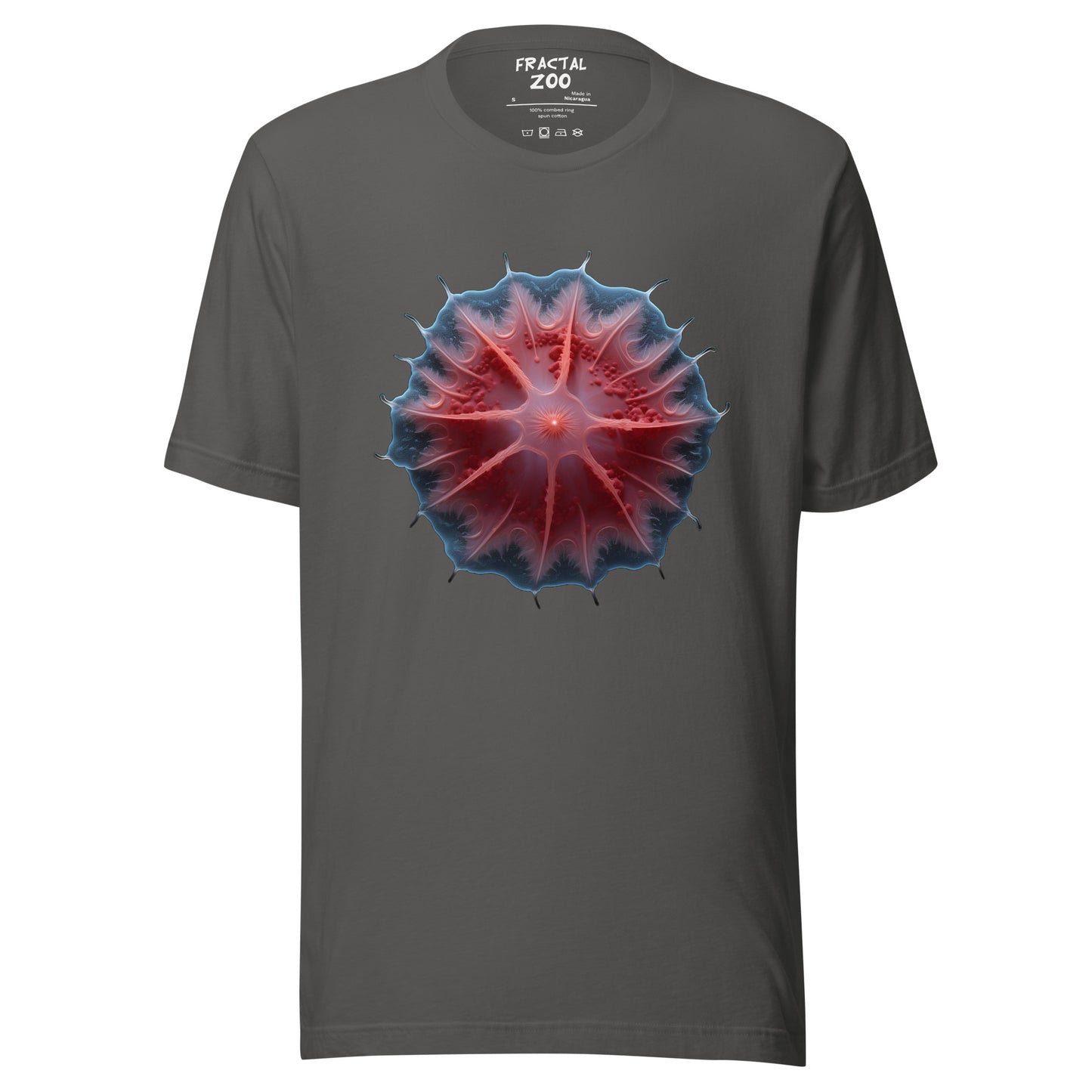 Fractal Enigma Dinoflagellate  Unisex T-Shirt | Explore Mesmerizing Art & Science Fusion