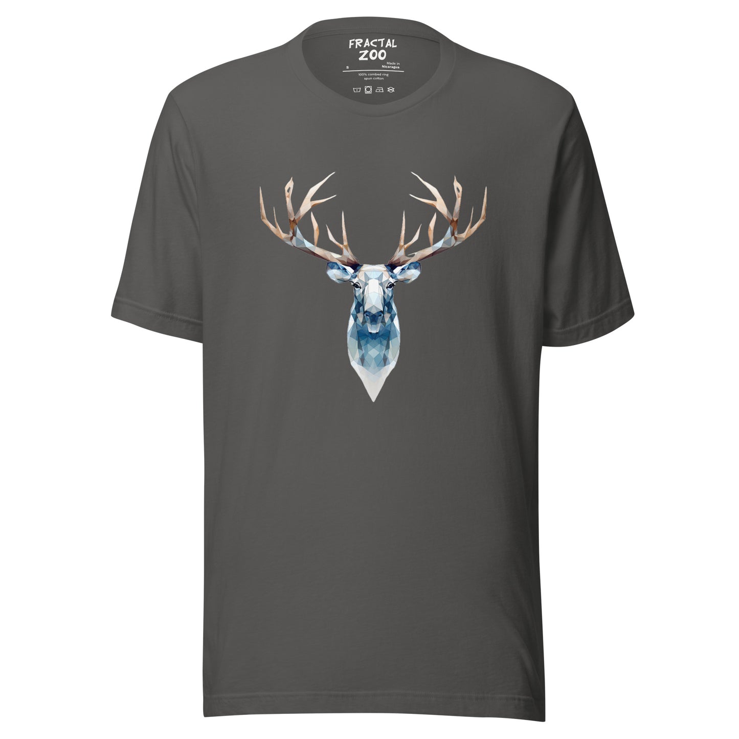 Moose Buck Fractal Unisex t-shirt | Express Your Love for Wildlife