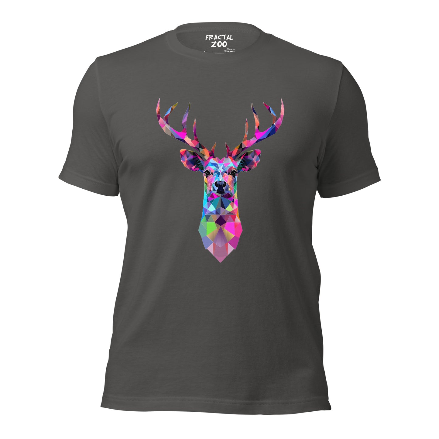 Eco-Friendly Fractal Buck T-Shirts | Nature-Inspired Fashion from Fractal Zoo