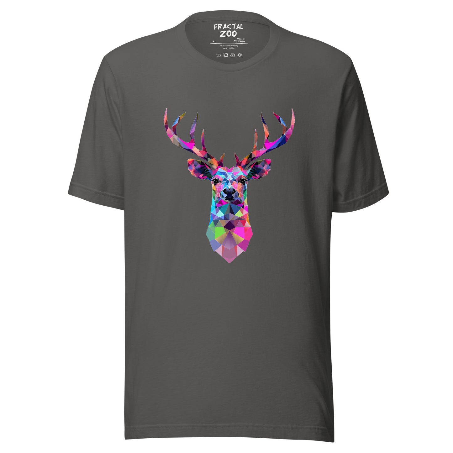 Eco-Friendly Fractal Buck T-Shirts | Nature-Inspired Fashion from Fractal Zoo