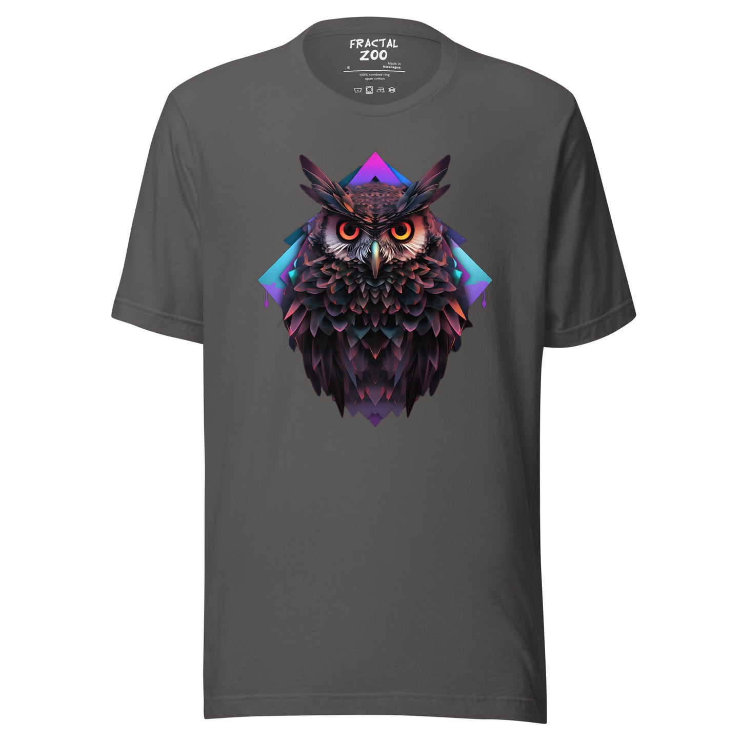 Geometric Owl Unisex t-shirt | A Blend of Artistry and Science in Fashion