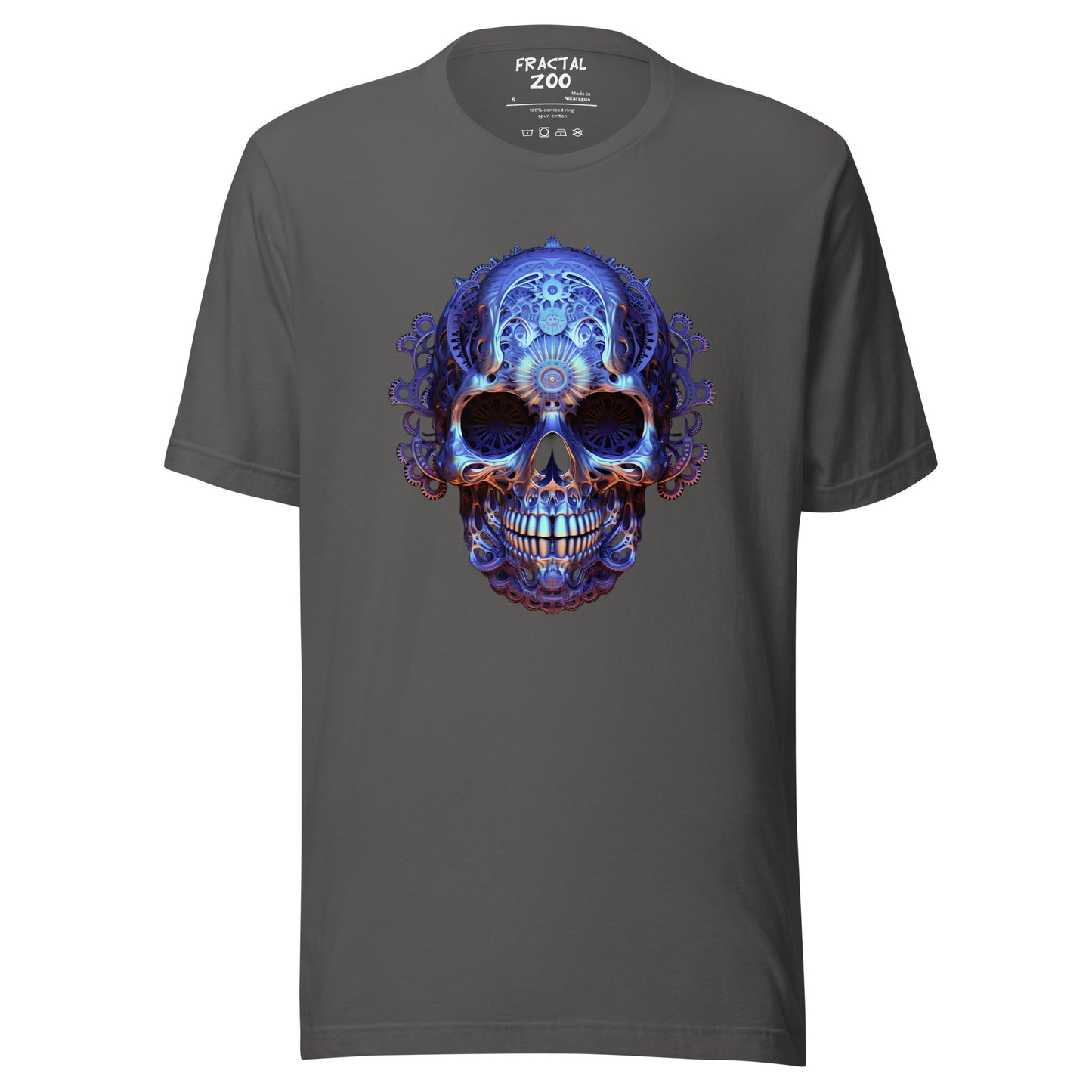 Reduce Overproduction with Fractal Gearhead Skull Tee | Make a Thoughtful Choice