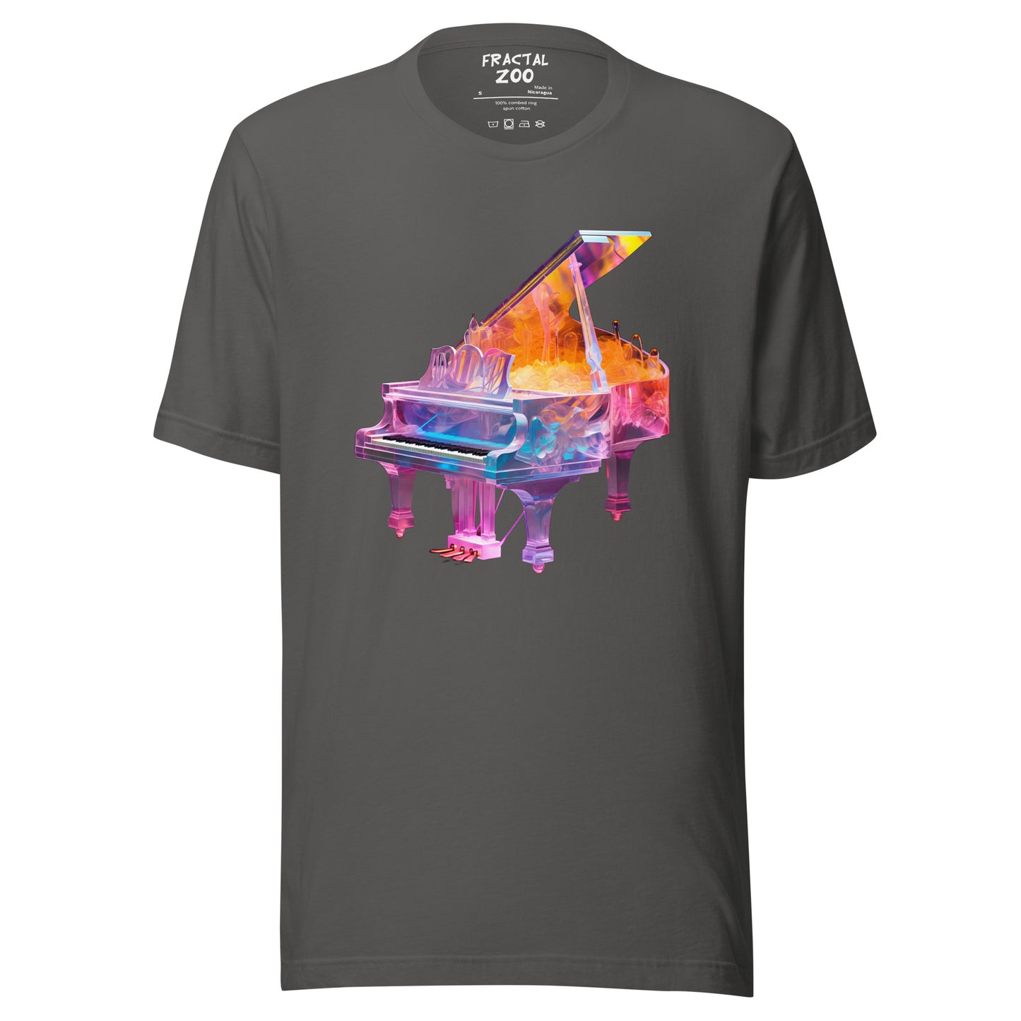 Majestic Harmonics Unisex t-shirt | Where Art and Musical Harmony Meet in Eco-Friendly Fashion