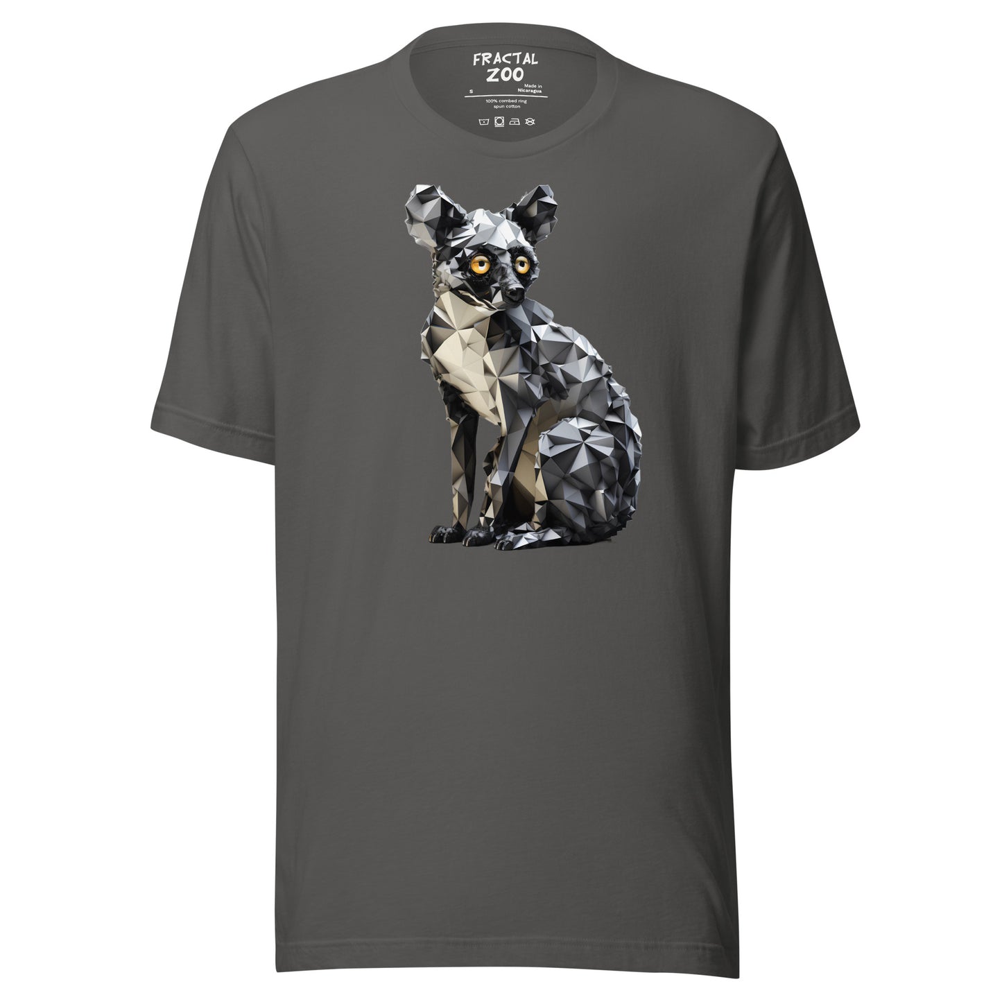 Make a Statement with Geometric Lemur T-Shirts | Eco-Friendly Fashion Choice