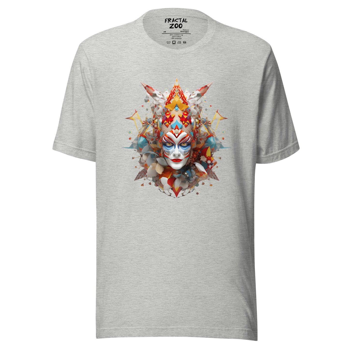 Radiate Festival Vibes with Psychedelic Carnival Unisex Tee | Carnival Art