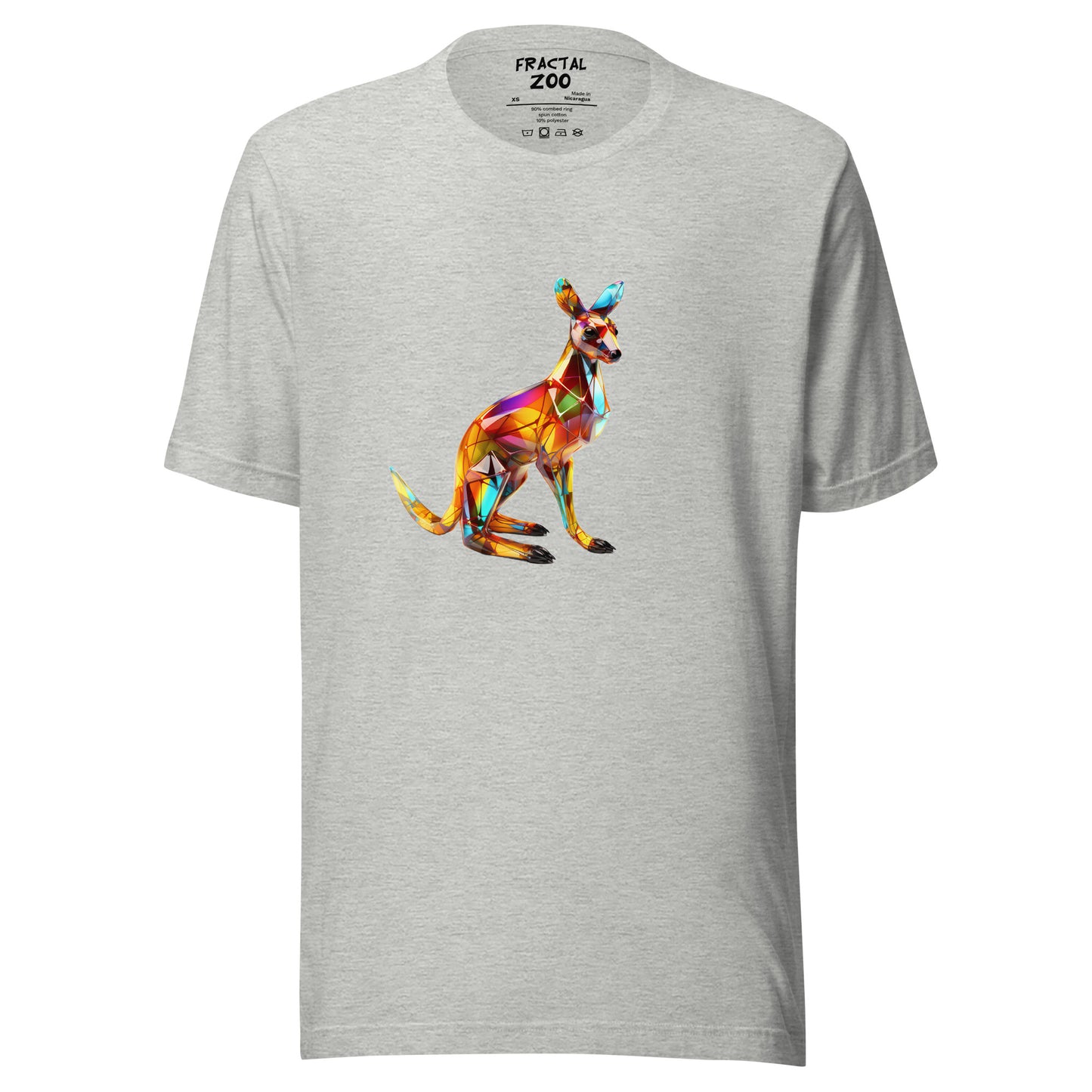 Fractal Geometry Kangaroo T-Shirt | Your Symbol of Artistic Precision