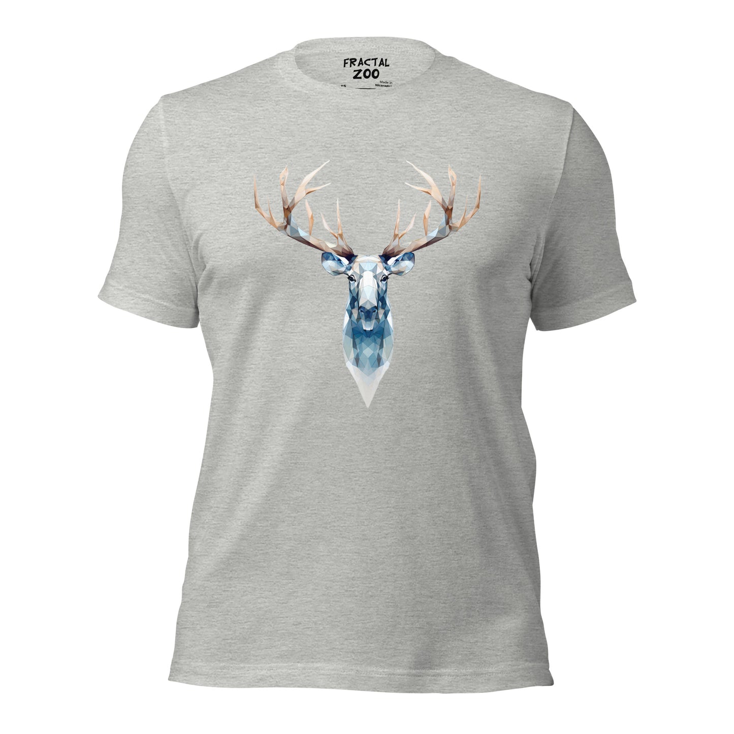 Moose Buck Fractal Unisex t-shirt | Express Your Love for Wildlife