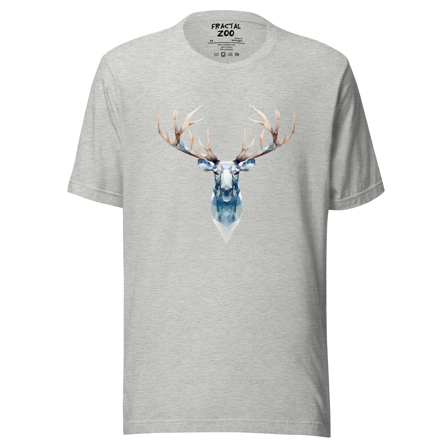 Moose Buck Fractal Unisex t-shirt | Express Your Love for Wildlife