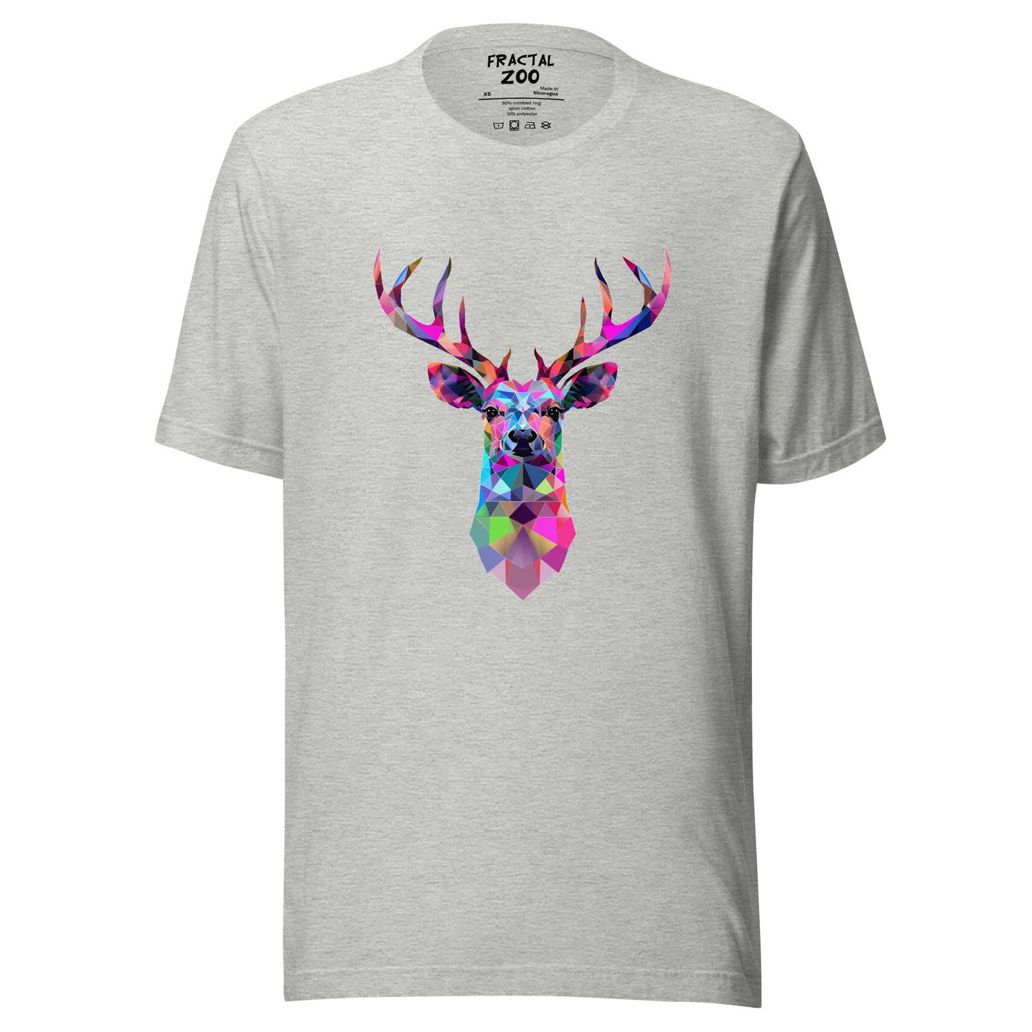 Eco-Friendly Fractal Buck T-Shirts | Nature-Inspired Fashion from Fractal Zoo