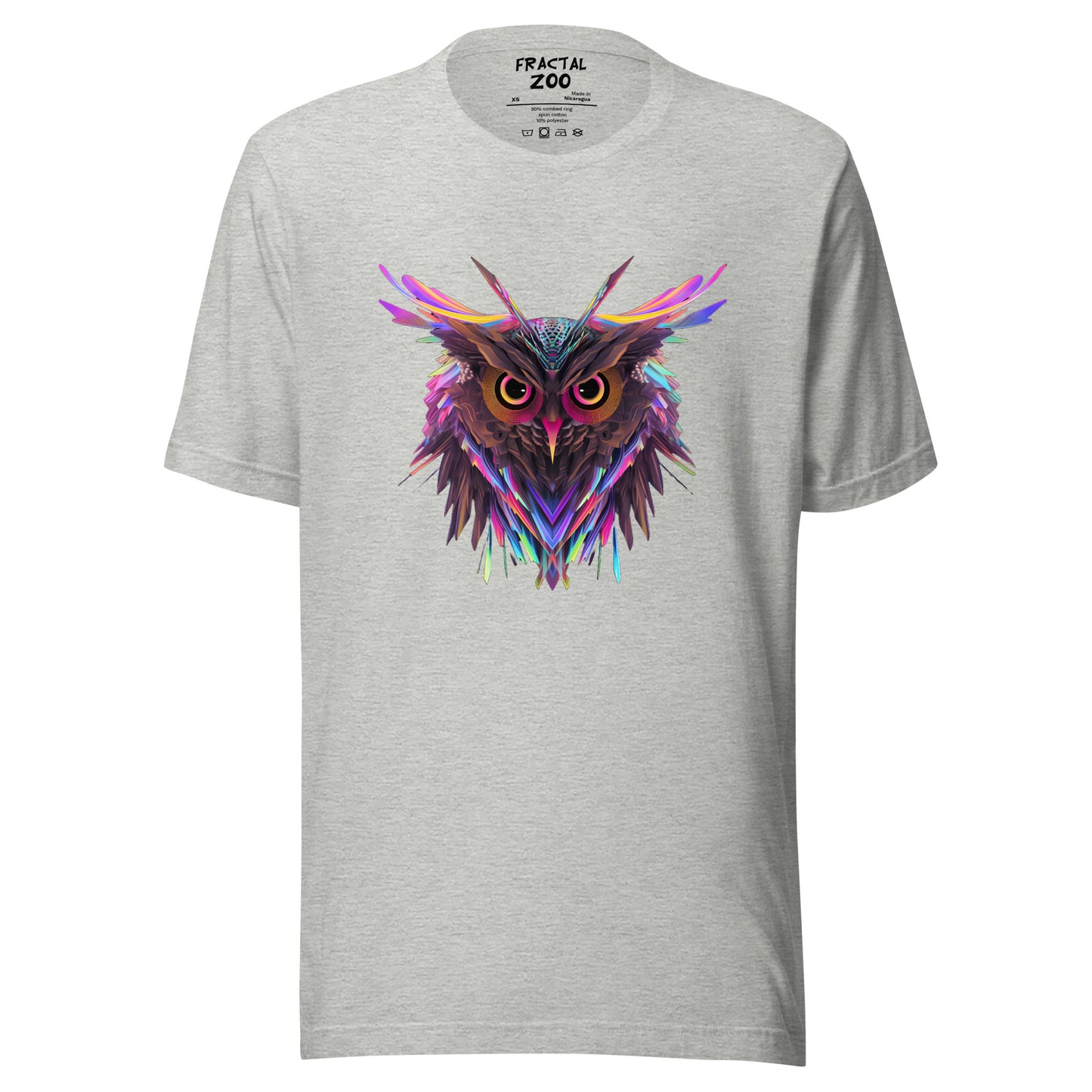 Psychedelic Owl Tee | Wearable Art for the Mind-Bending Experience