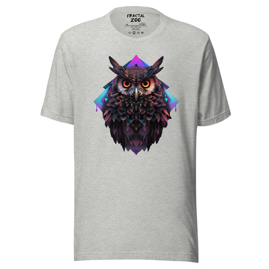 Geometric Owl Unisex t-shirt | A Blend of Artistry and Science in Fashion