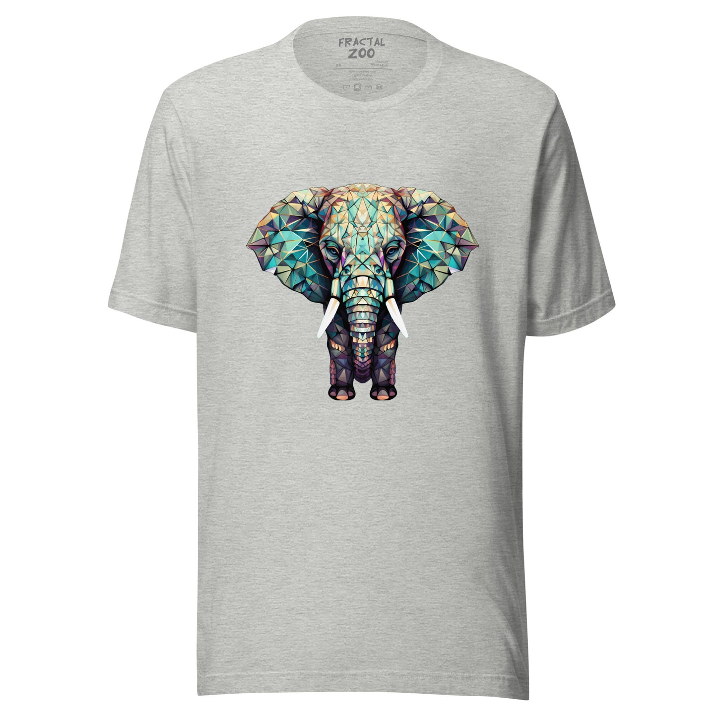 Unique Fractal Pachyderm Tee | Wear Art, Support Sustainability