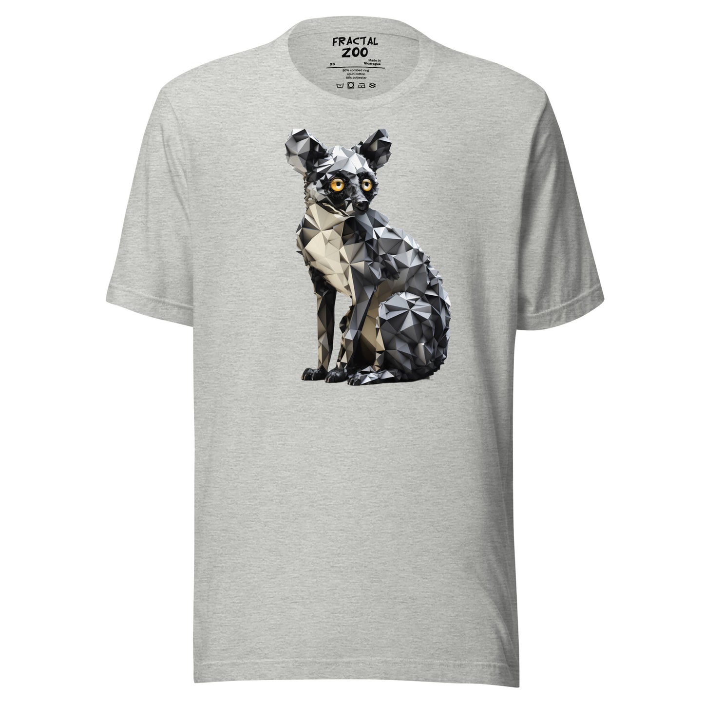 Make a Statement with Geometric Lemur T-Shirts | Eco-Friendly Fashion Choice