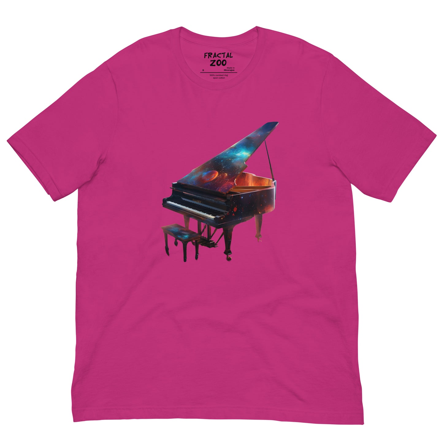 Psychedelic Piano Unisex T-shirt | Wear a piece of musical art